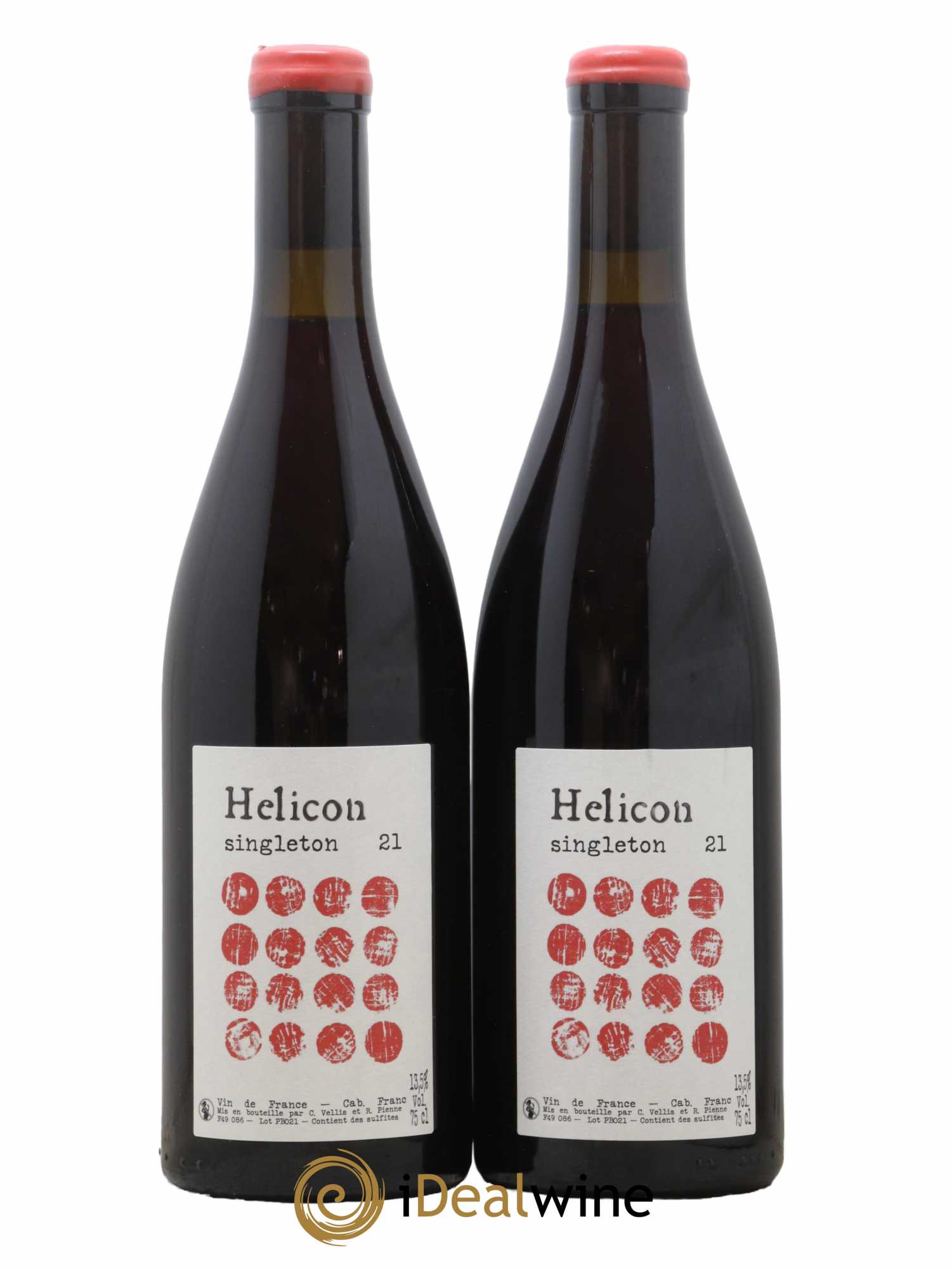 Vin de France Helicon Singleton 2021 - Lot de 2 bouteilles - 0
