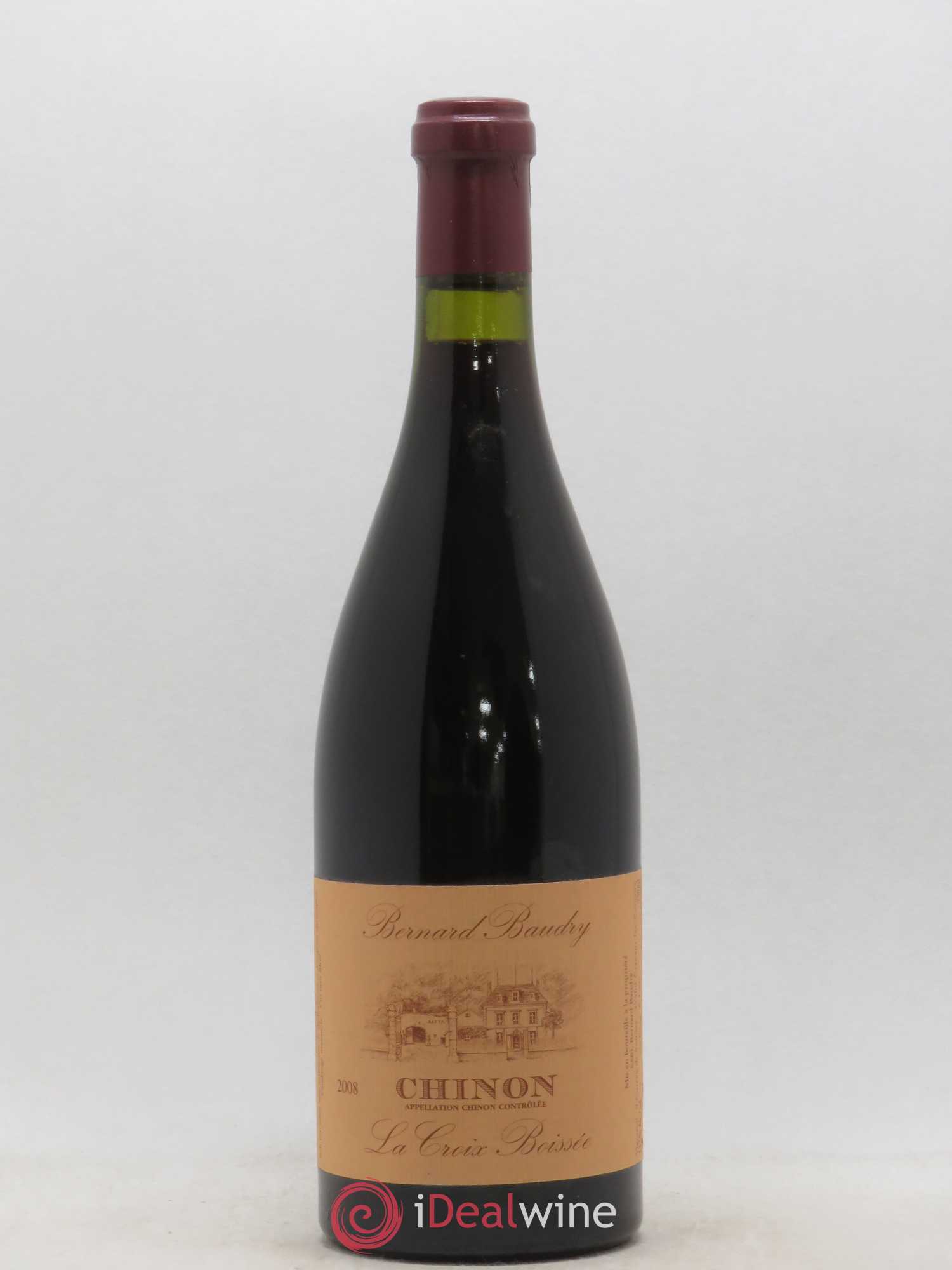 Chinon La Croix Boissée Bernard Baudry 2008 - Lot de 1 bouteille - 0