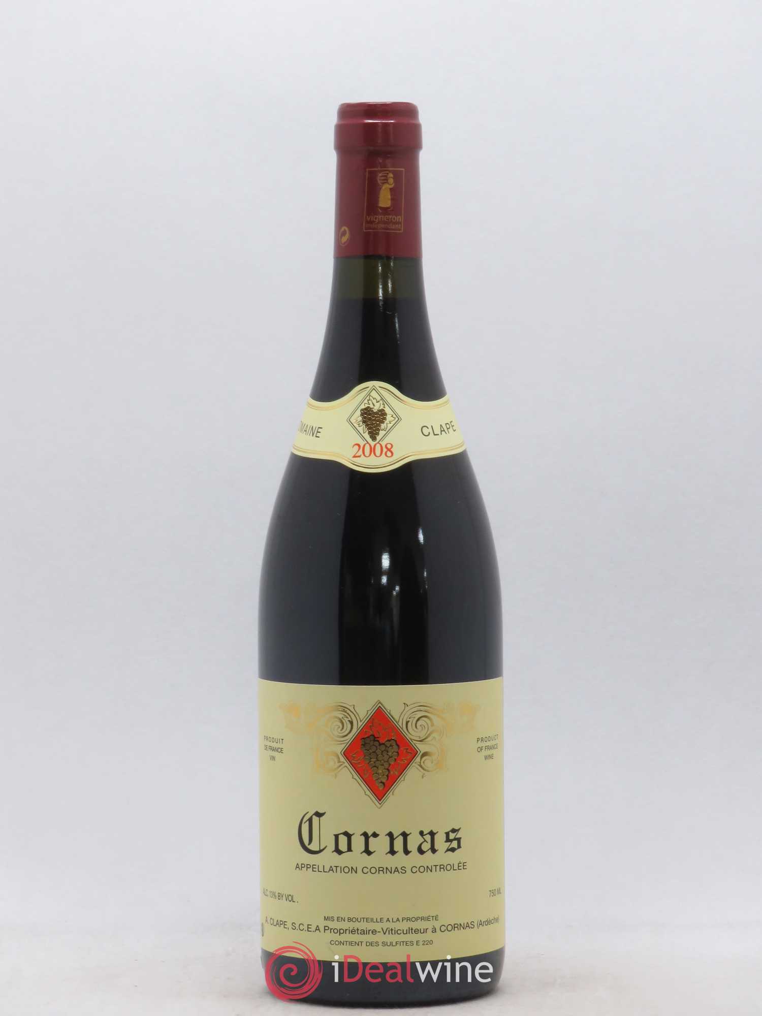 Cornas Auguste Clape 2008 - Lot de 1 bouteille - 0