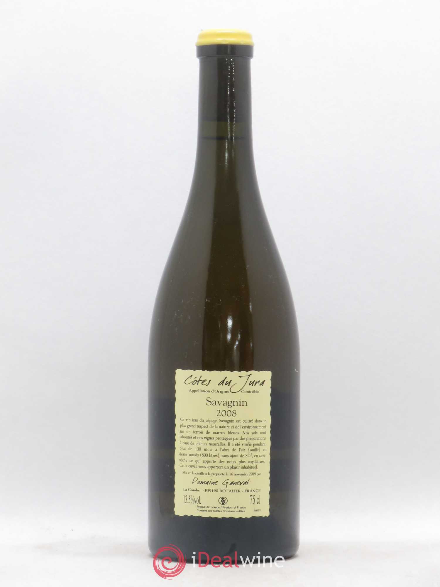 Côtes du Jura Les Vignes de mon Père Jean-François Ganevat (Domaine) 2008 - Lot de 1 bouteille - 1