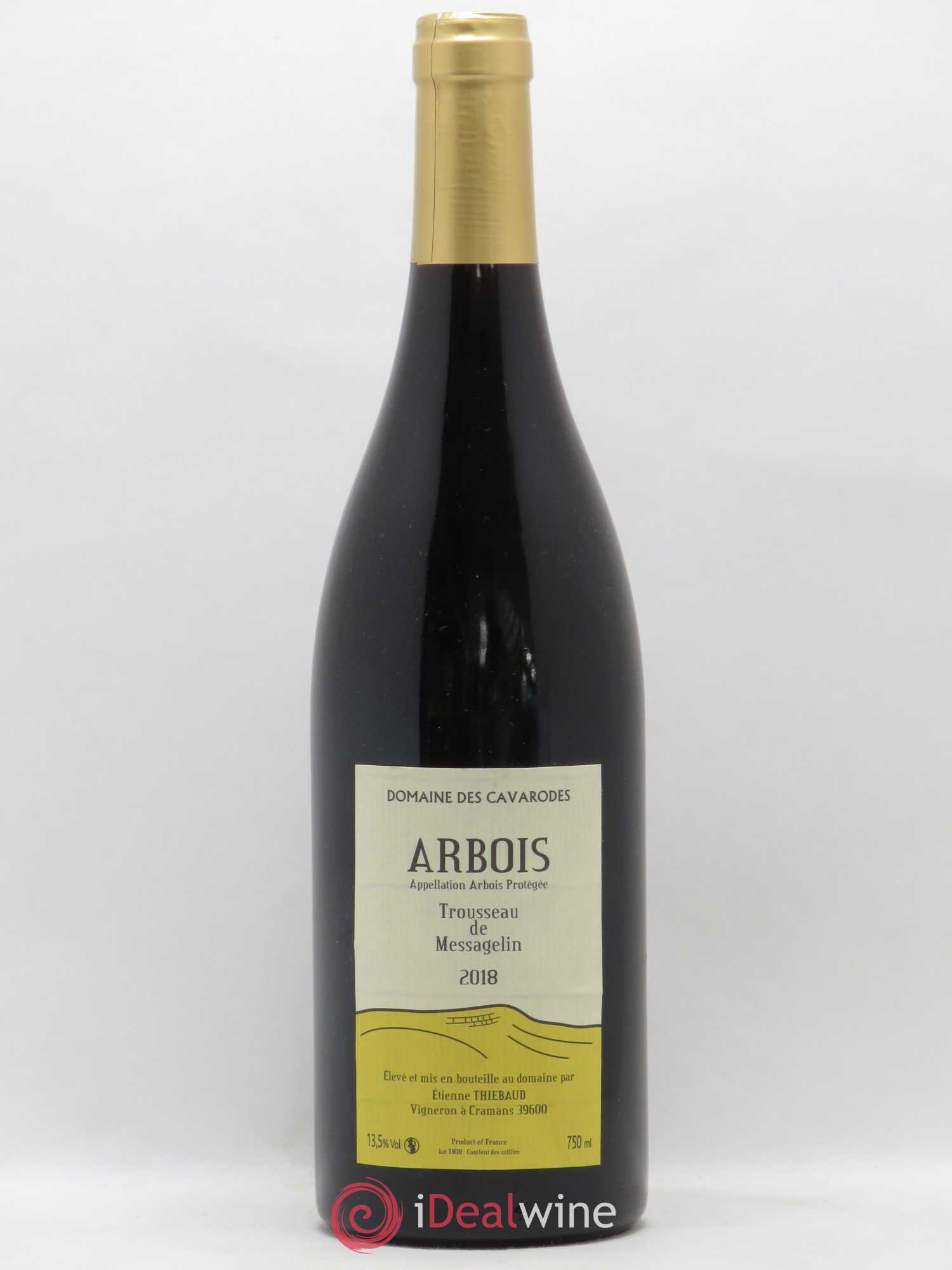 Arbois Trousseau De Messagelin Domaine Des Cavarodes Etienne Thiebaud 2018 - Posten von 1 Flasche - 0