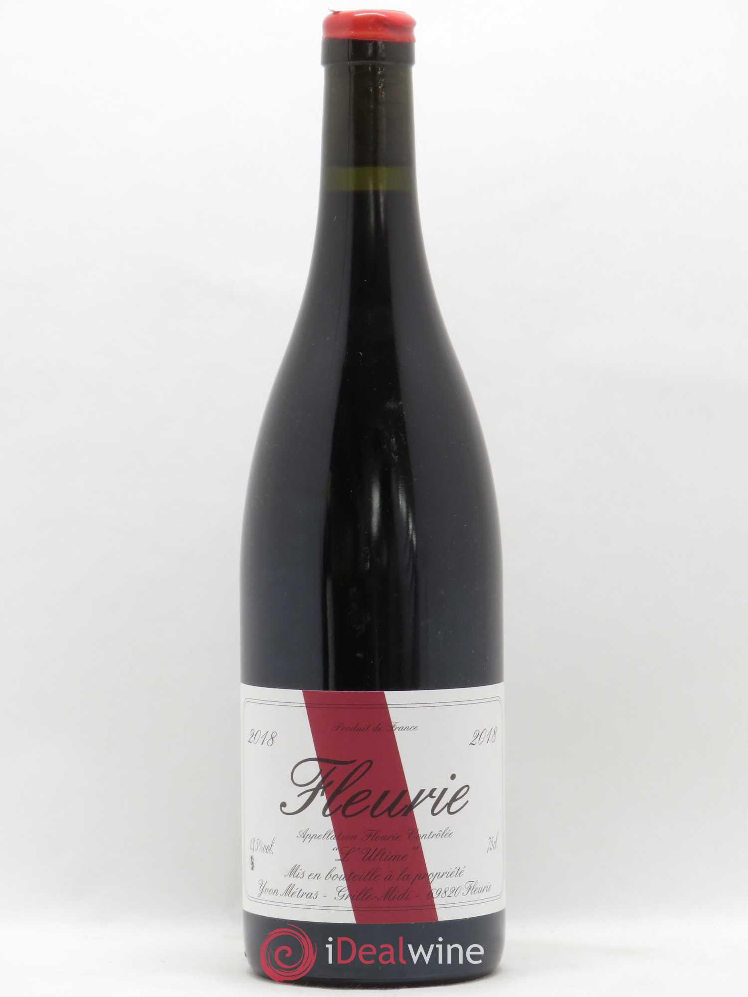 Fleurie l'Ultime Yvon Métras 2018 - Lot de 1 bouteille - 0