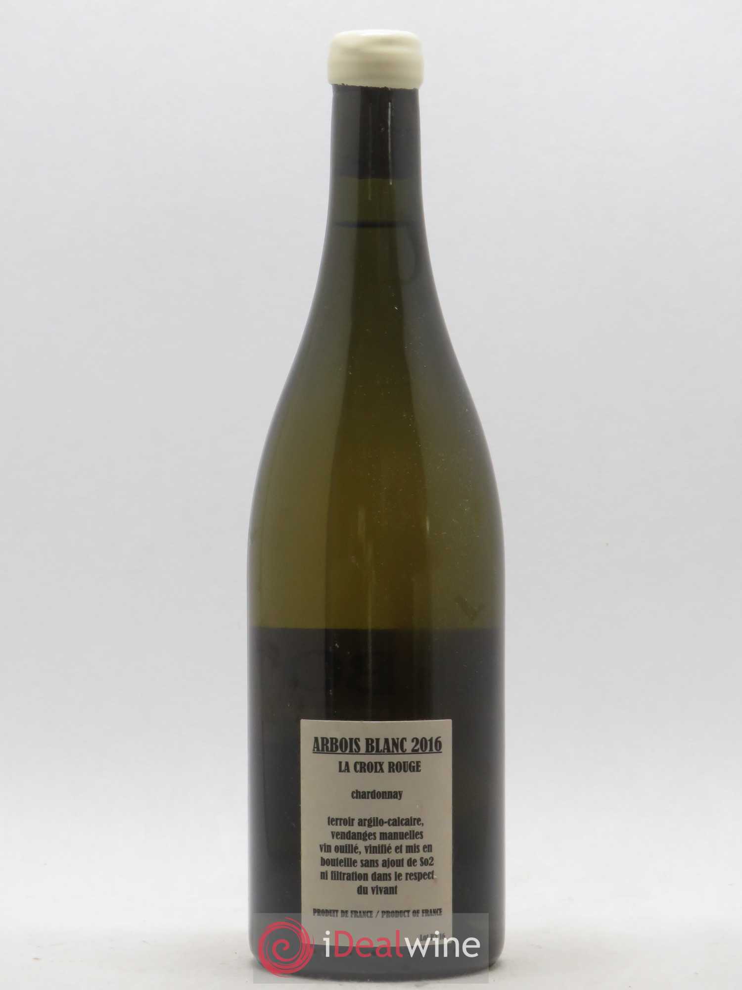 Arbois Chardonnay La Croix Rouge Adeline Houillon & Renaud Bruyère 2016 - Lot de 1 bouteille - 1