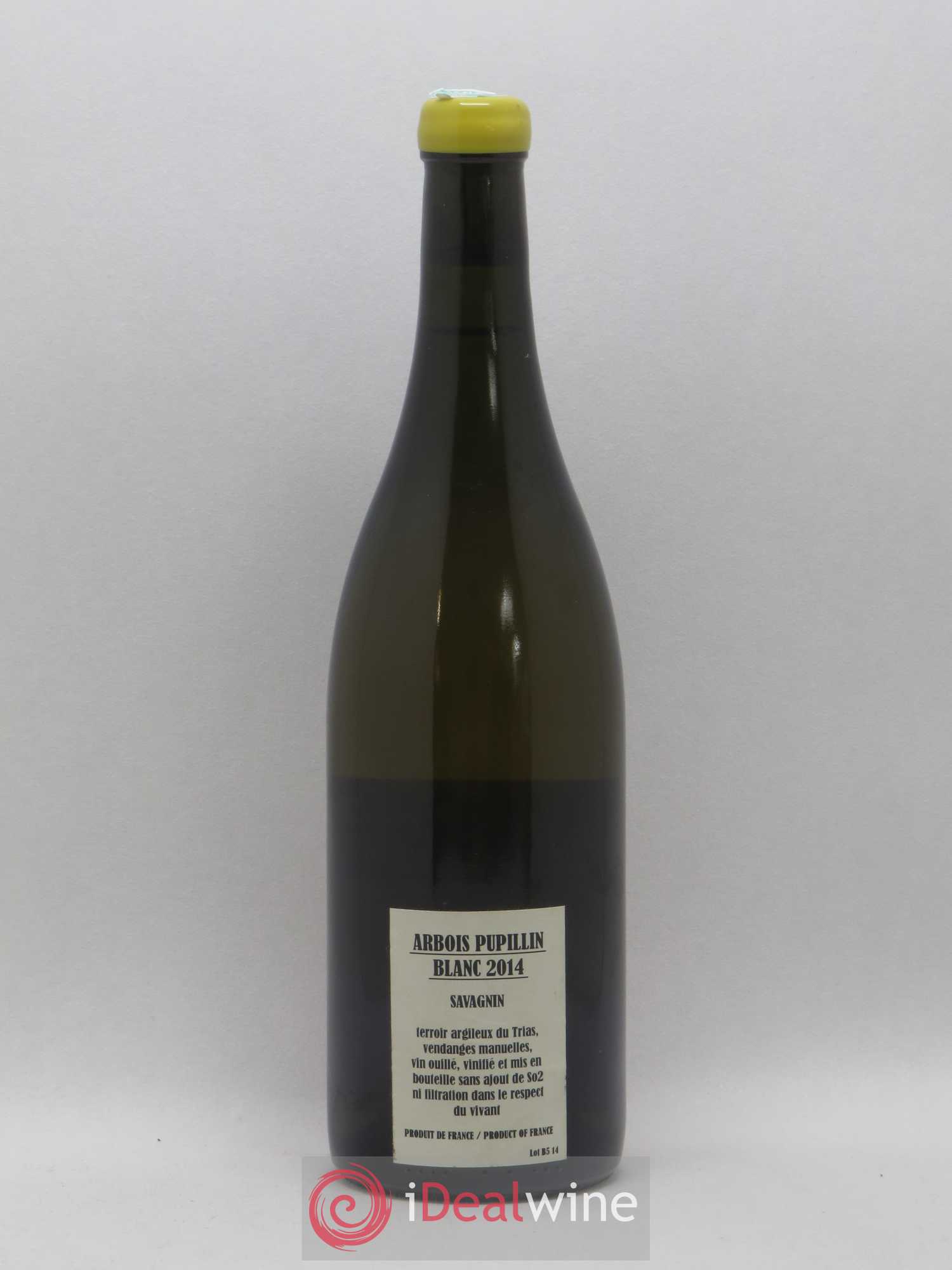Arbois-Pupillin Savagnin Adeline Houillon & Renaud Bruyère 2014 - Lot de 1 bouteille - 1