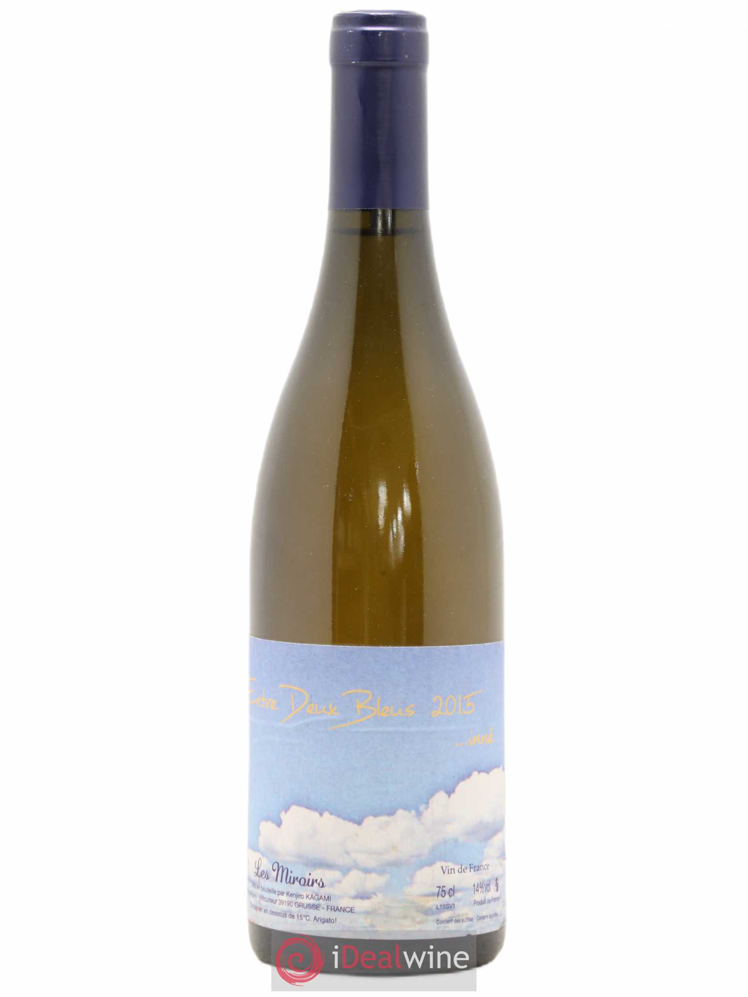 Vin de France Entre Deux Bleus Les saugettes Kenjiro Kagami - Domaine des Miroirs 2015 - Lot de 1 bouteille - 0