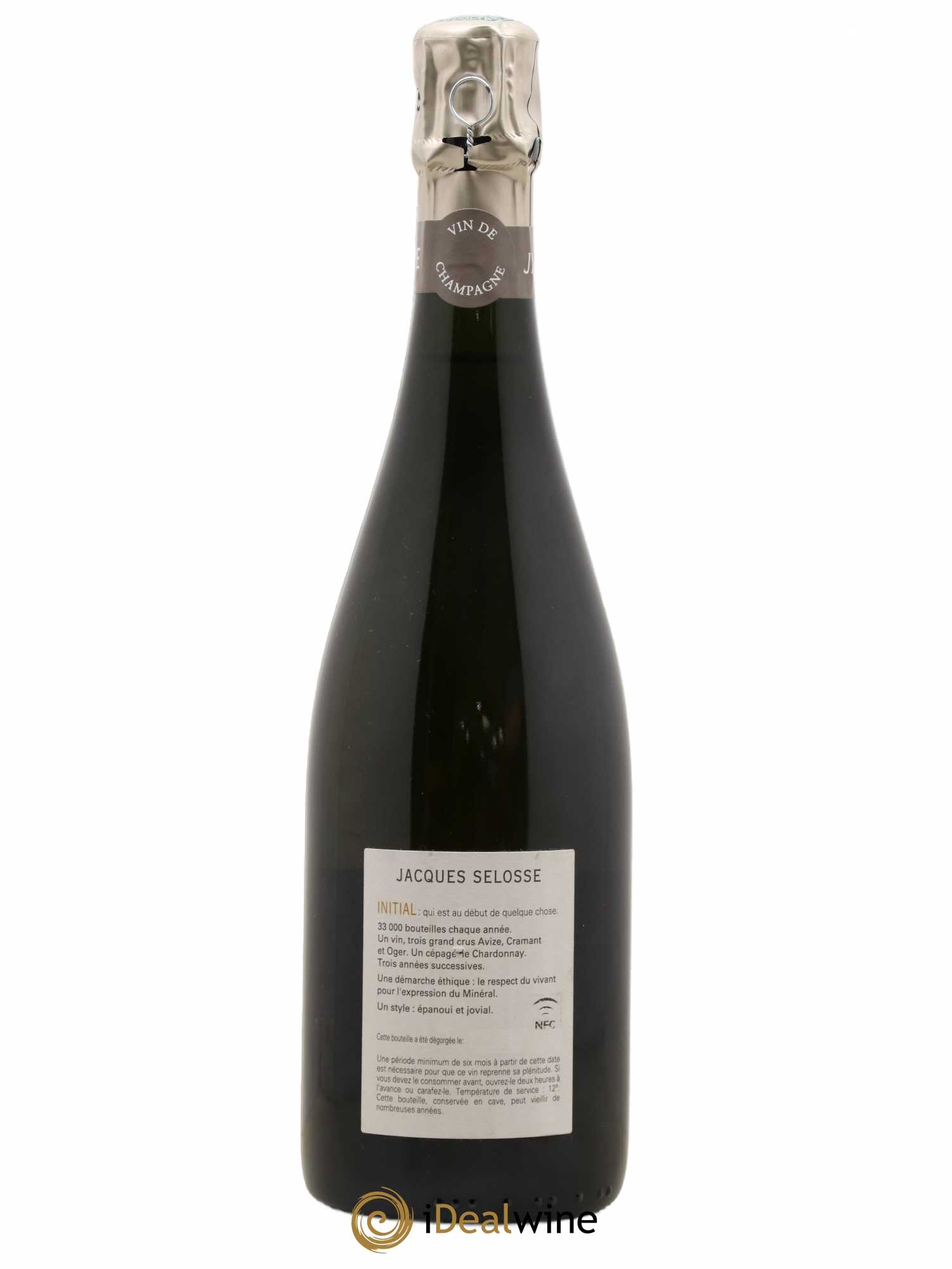 Initial Brut Jacques Selosse - Lot de 1 bouteille - 1