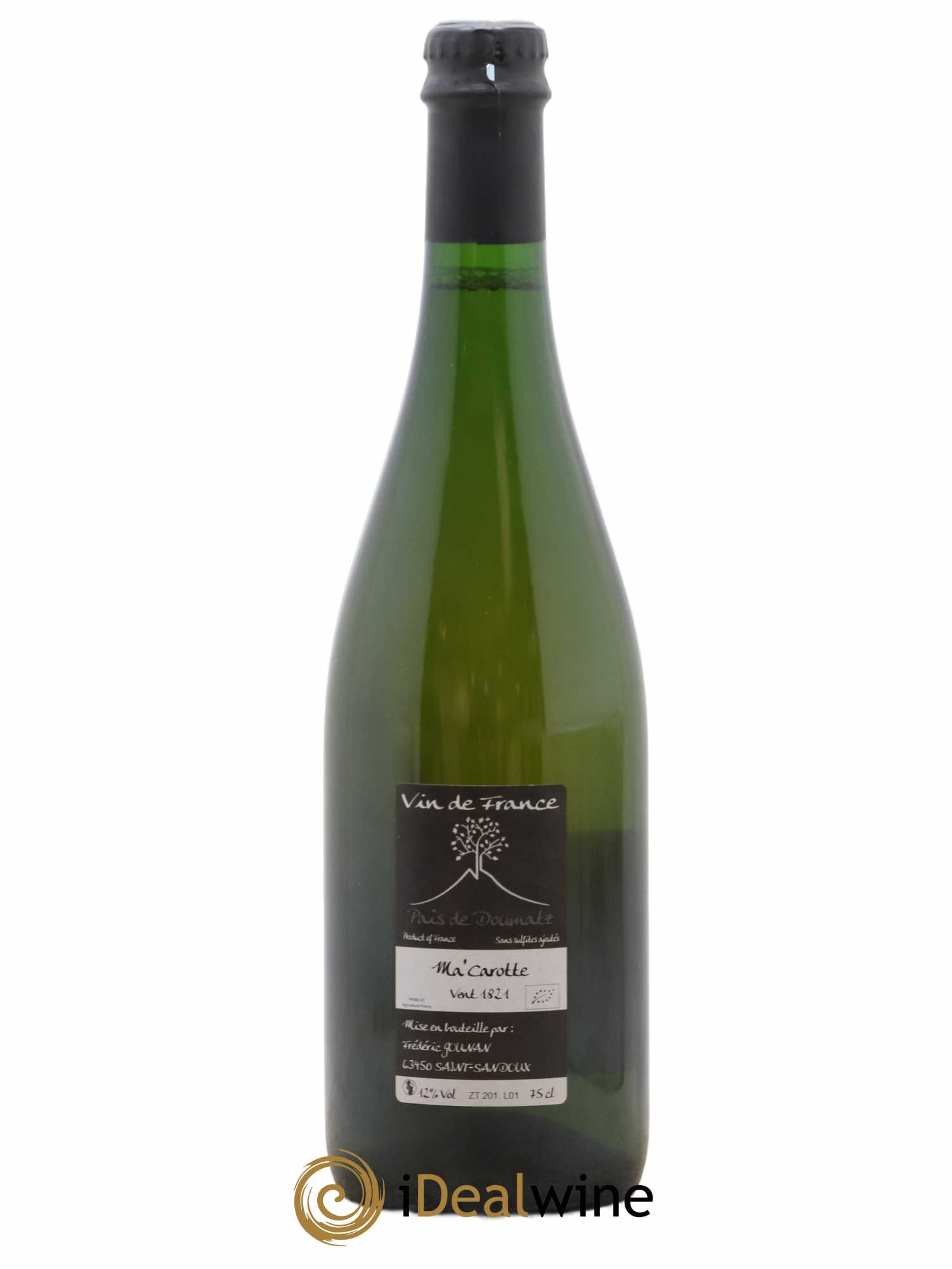 Vin de France Ma Carotte Vignoble de l'Arbre Blanc 2018 - Lot de 1 bouteille - 1