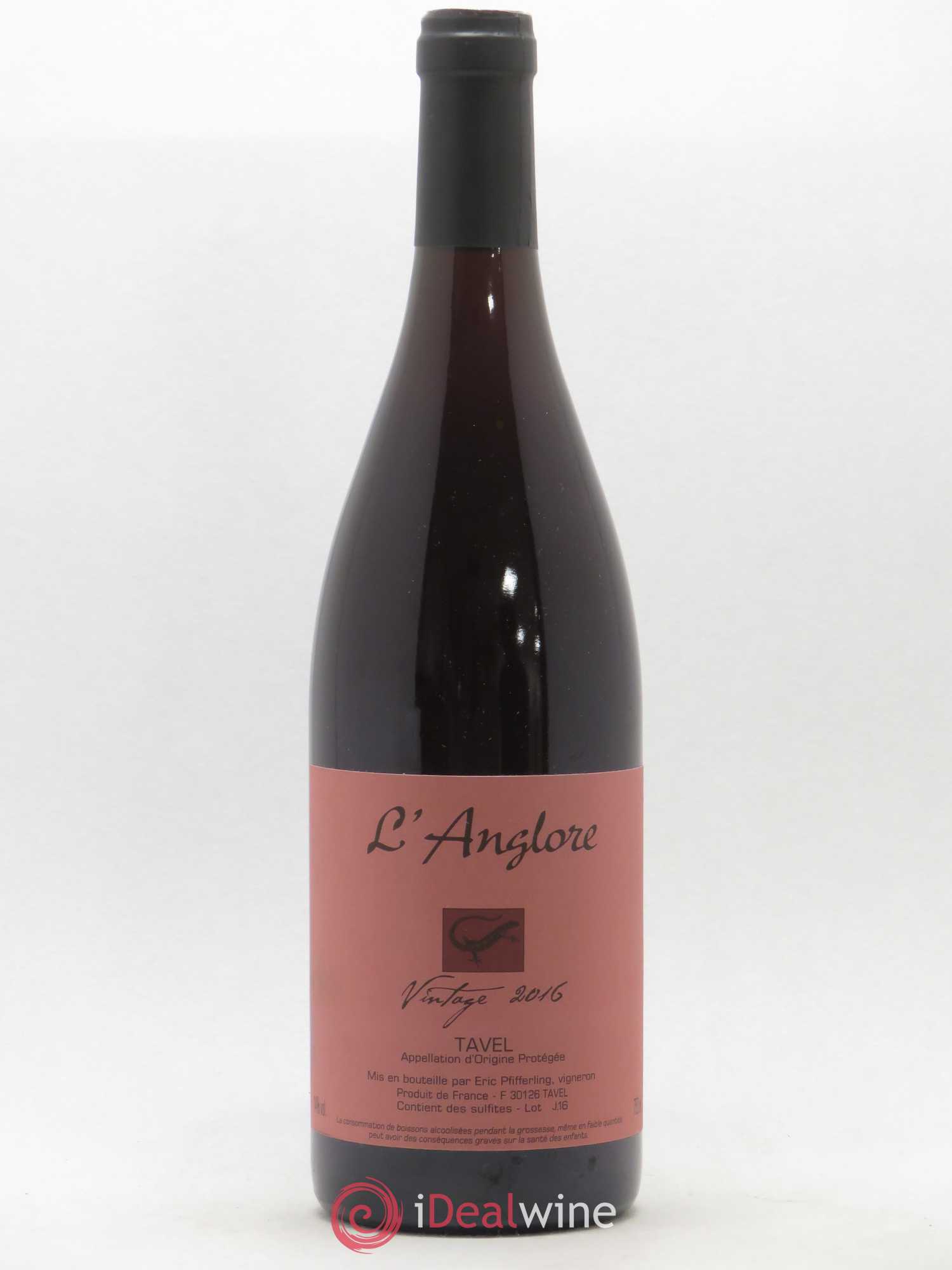 Tavel Vintage L'Anglore 2016 - Lot de 1 bouteille - 0