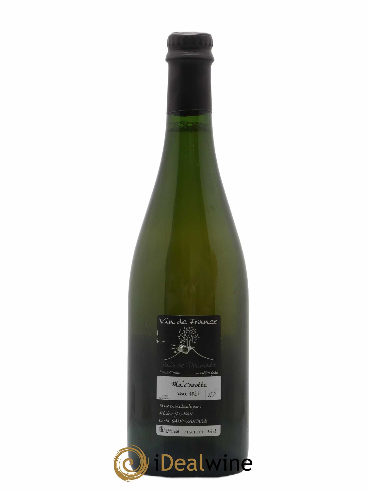 Vin de France Ma Carotte Vignoble de l'Arbre Blanc 2018 - Lot de 1 bouteille - 1