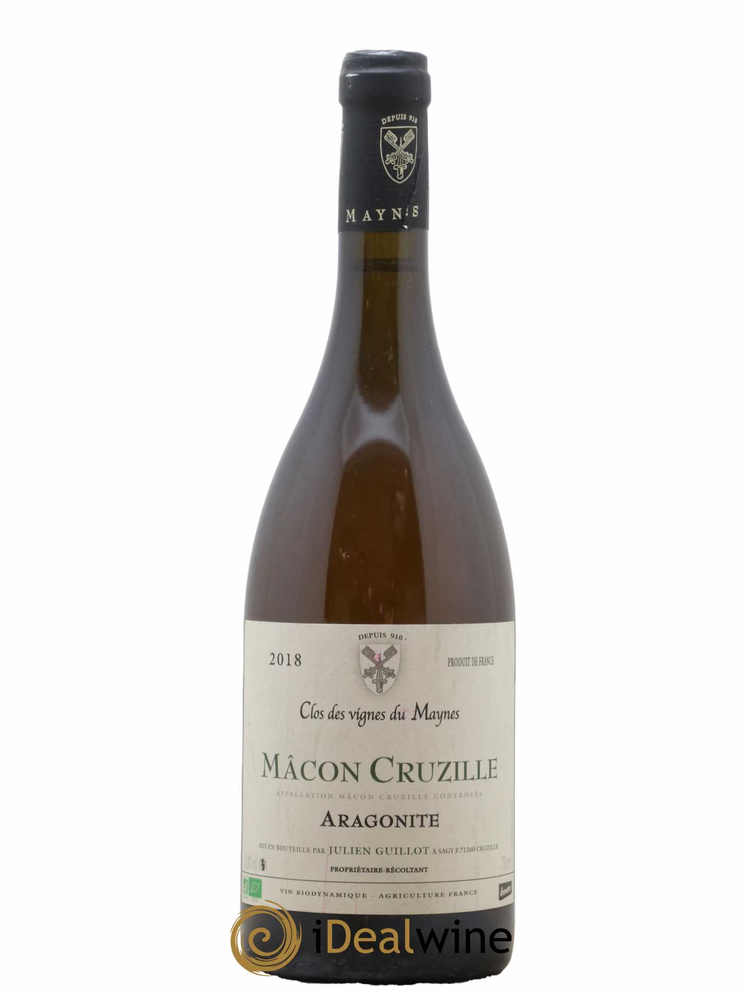 Mâcon-Cruzille Aragonite Les Vignes du Maynes 2018 - Lot de 1 bouteille - 0