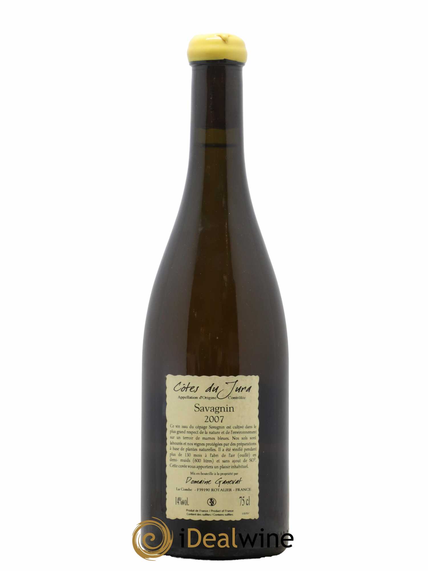 Côtes du Jura Les Vignes de mon Père Jean-François Ganevat (Domaine) 2007 - Lot de 1 bouteille - 1