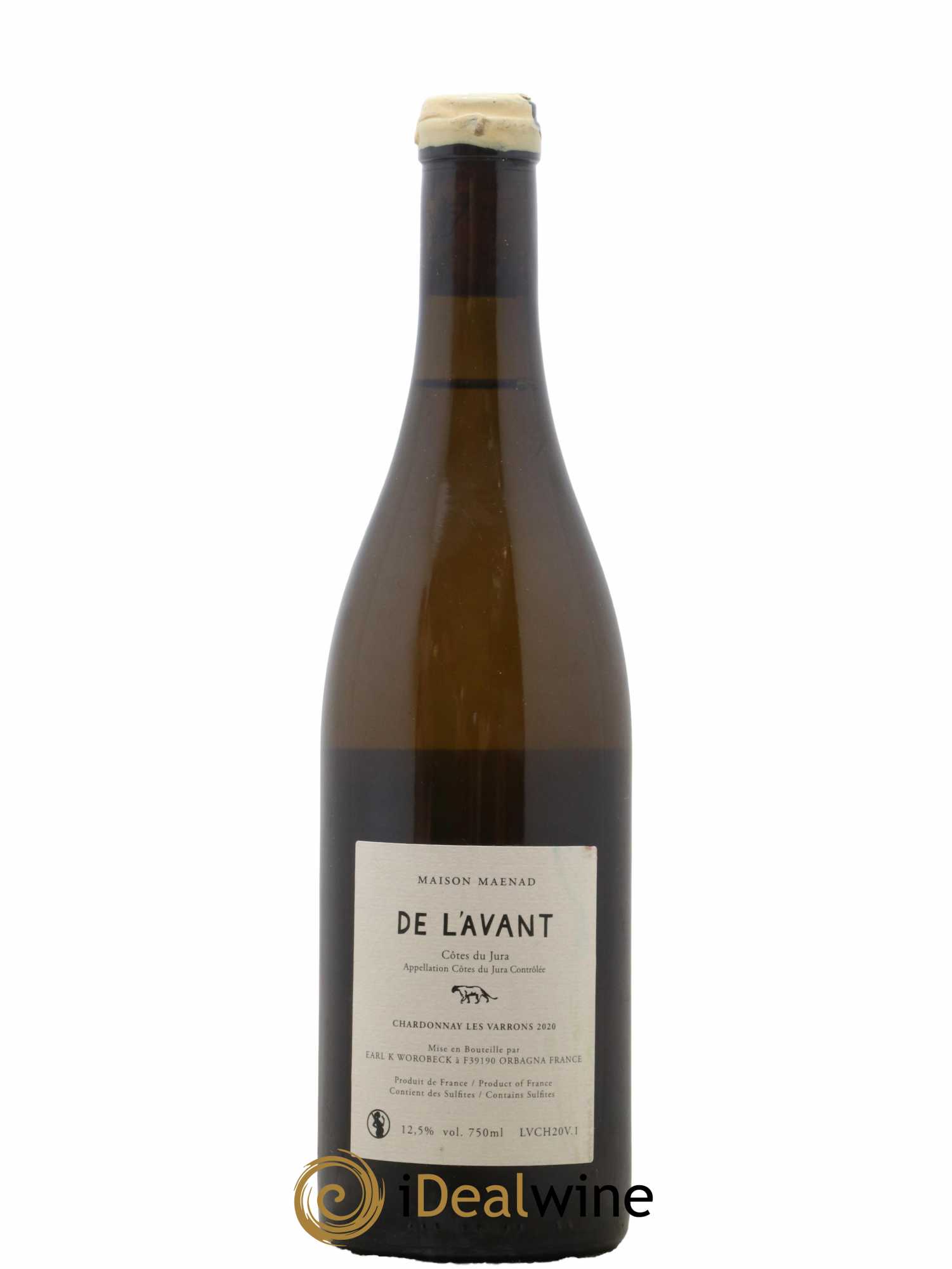 Côtes du Jura De l'Avant Les Varrons Katie Worobeck Maison Maenad 2020 - Lot de 1 bouteille - 1