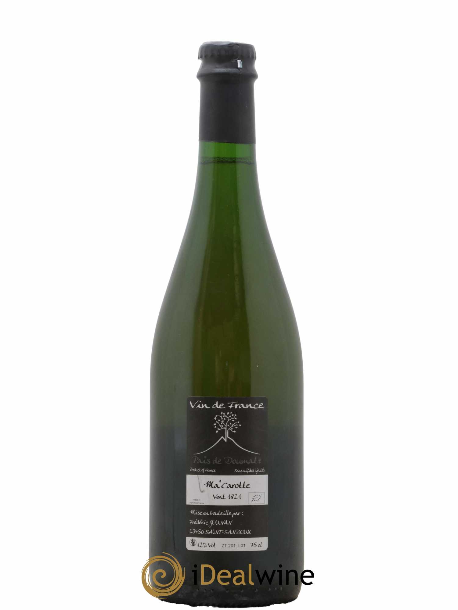 Vin de France Ma Carotte Vignoble de l'Arbre Blanc 2018 - Lot de 1 bouteille - 1