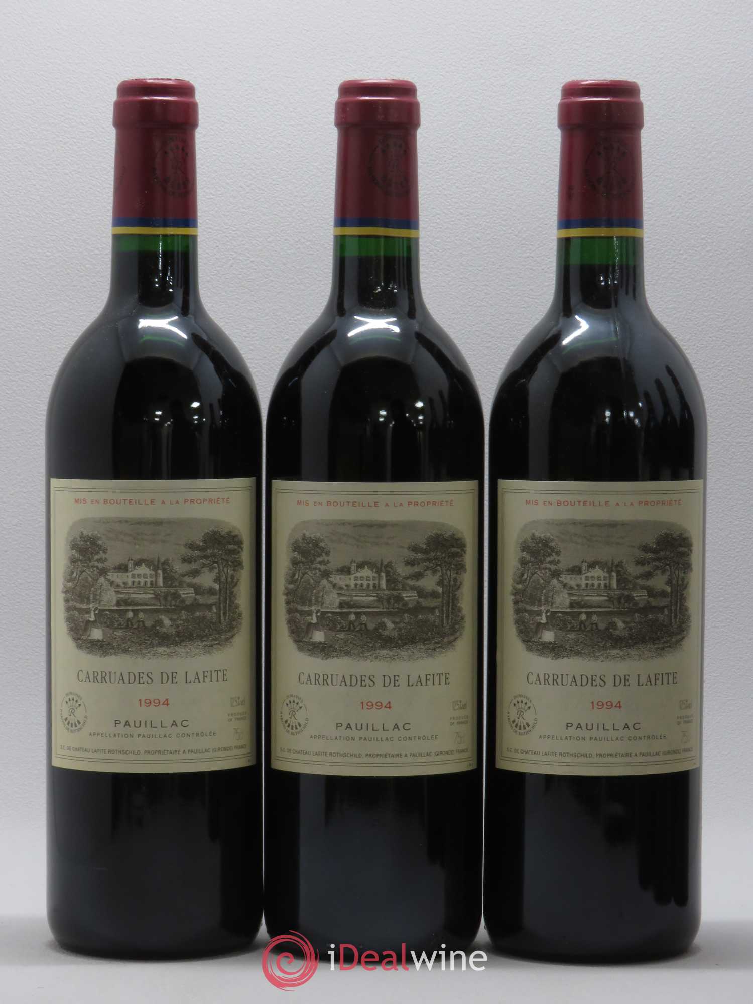 Carruades de Lafite Rothschild Second Vin 1994 - Lot de 6 bouteilles - 1