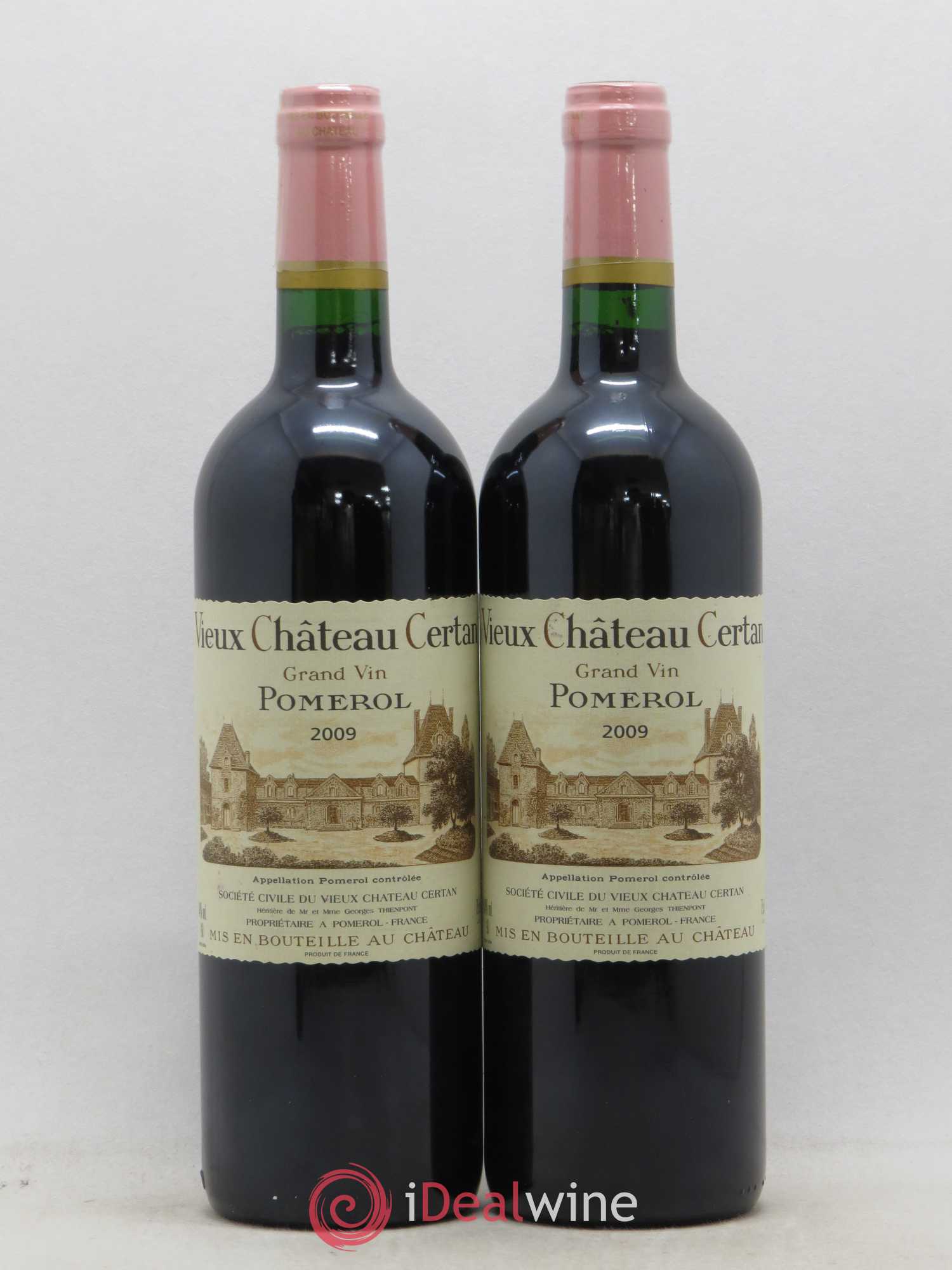 Vieux Château Certan 2009 - Lot de 2 bouteilles - 0