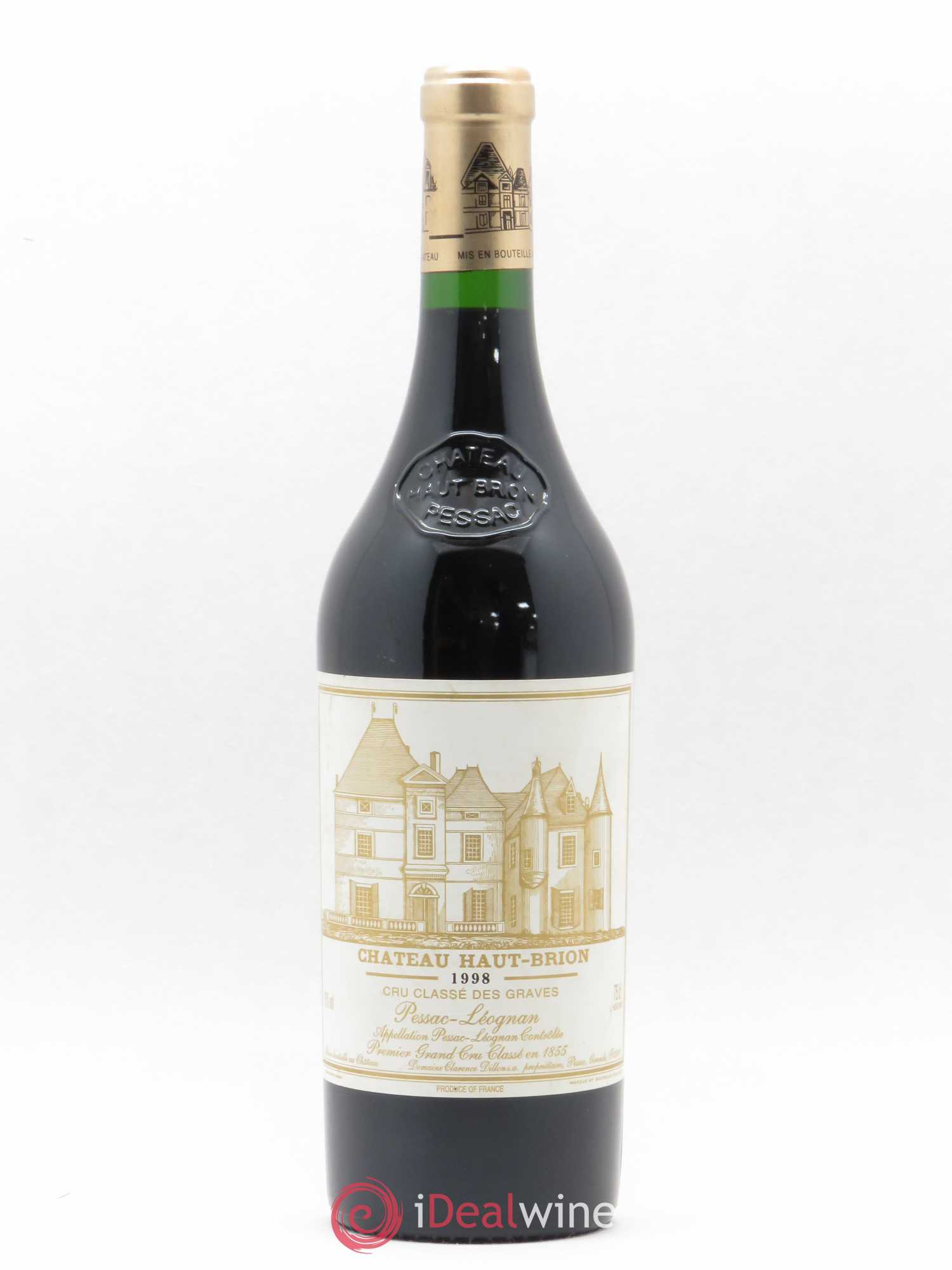 Château Haut Brion 1er Grand Cru Classé 1998 - Lot de 1 bouteille - 0