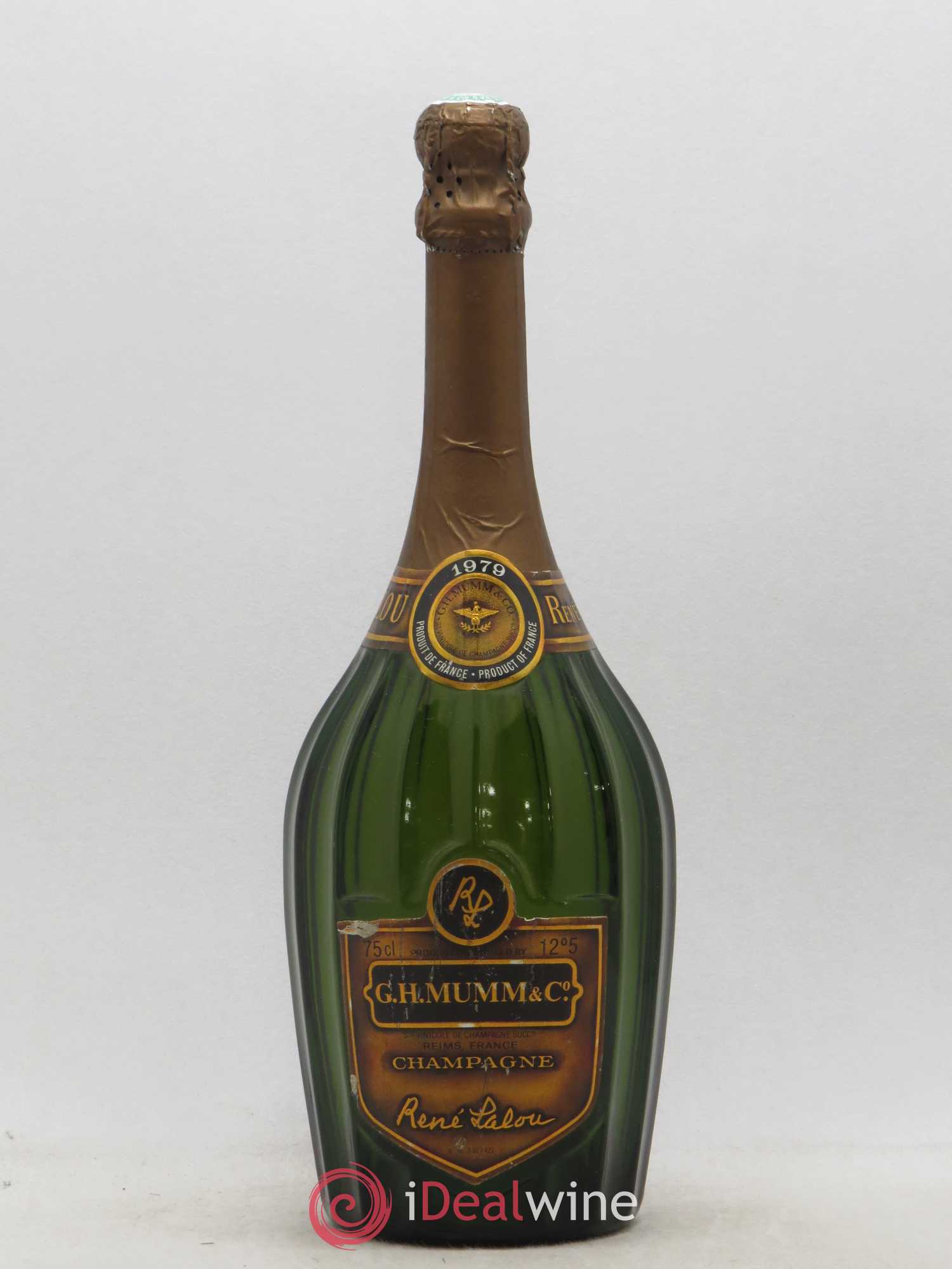 René Lalou Mumm 1979 - Lot de 1 bouteille - 0