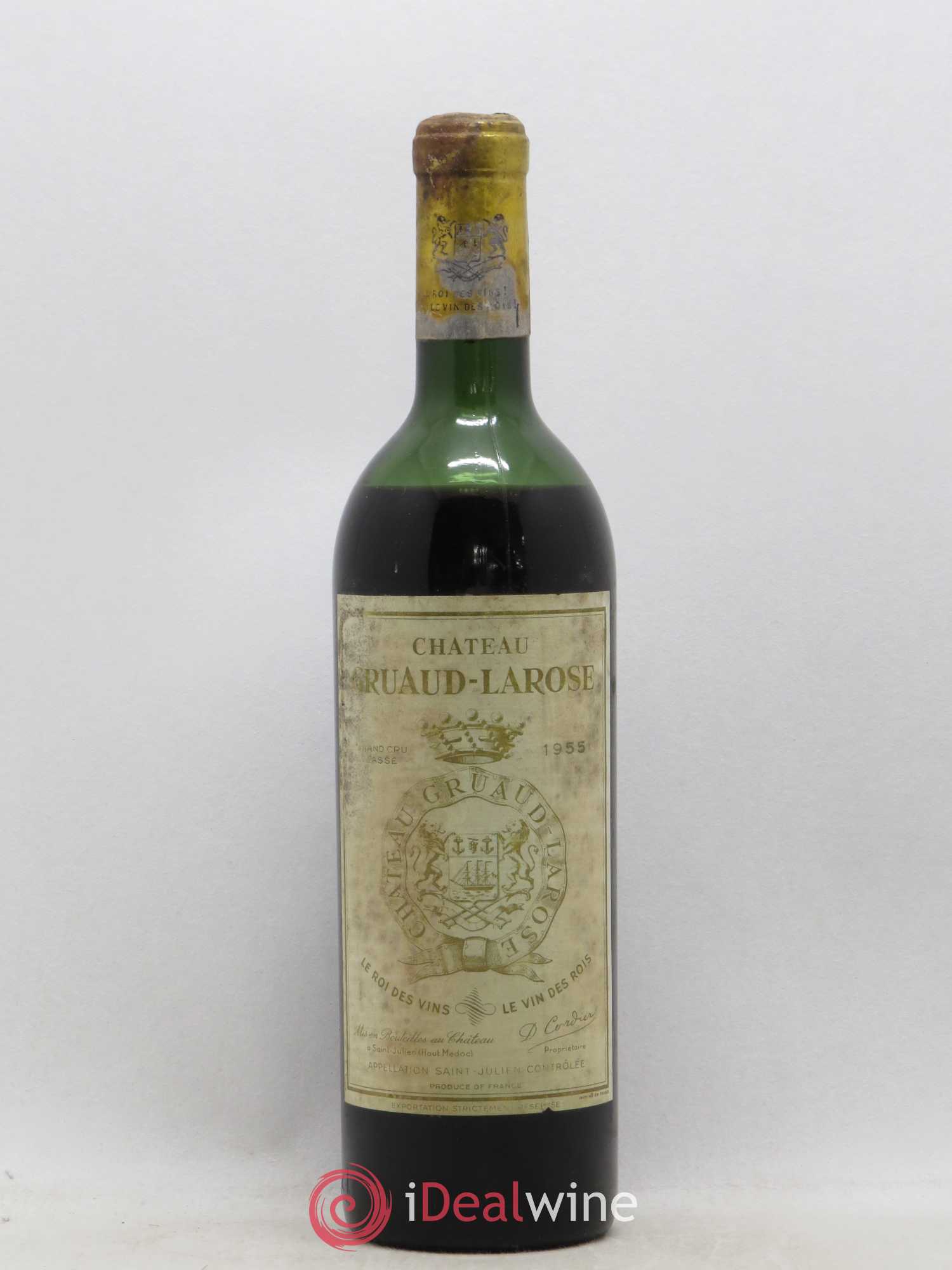 Château Gruaud Larose 2ème Grand Cru Classé 1955 - Lot de 1 bouteille - 0