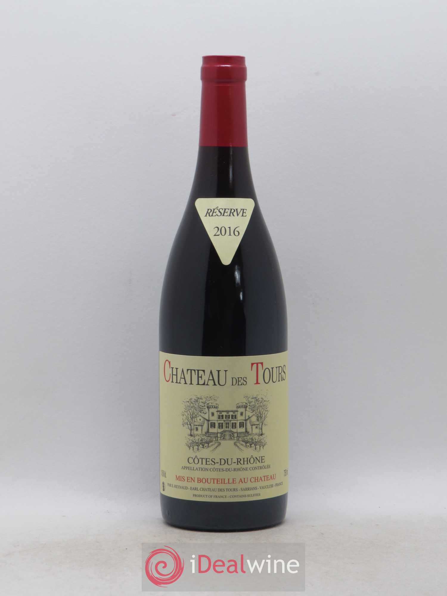 Côtes-du-Rhône Château des Tours Emmanuel Reynaud 2016 - Lot de 1 bouteille - 0