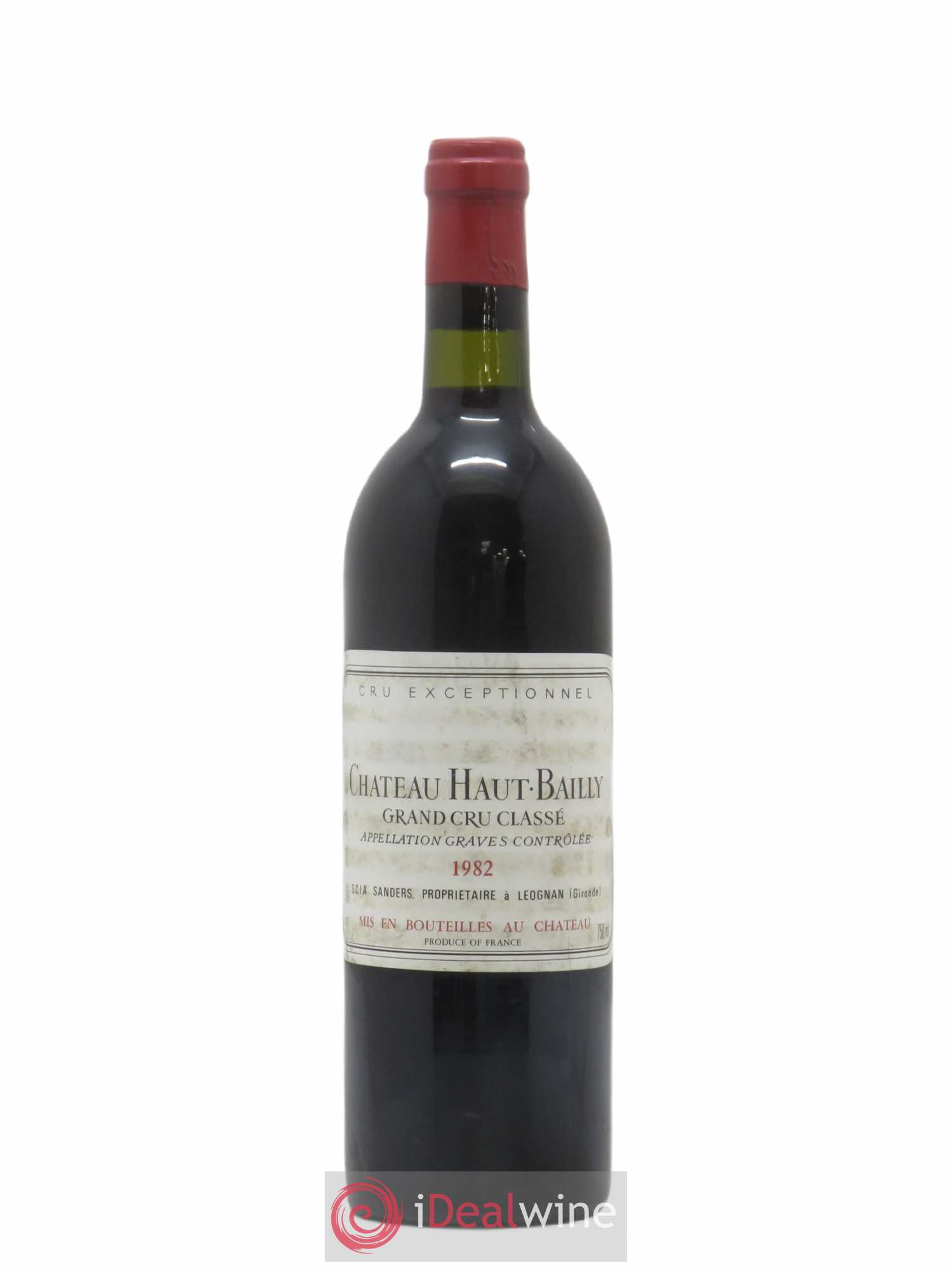 Château Haut-Bailly Cru Classé de Graves 1982 - Lot de 1 bouteille - 0