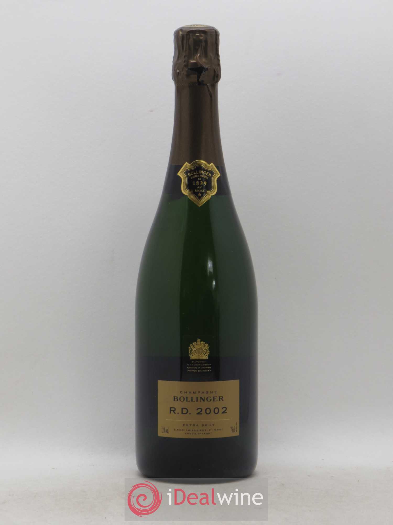 R.D. Extra-Brut Bollinger 2002 - Lot de 1 bouteille - 0