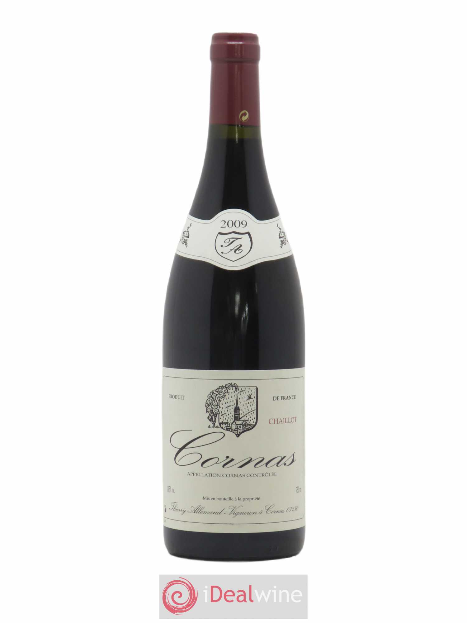 Cornas Chaillot Domaine Thierry Lallemand 2009 - Posten von 1 Flasche - 0