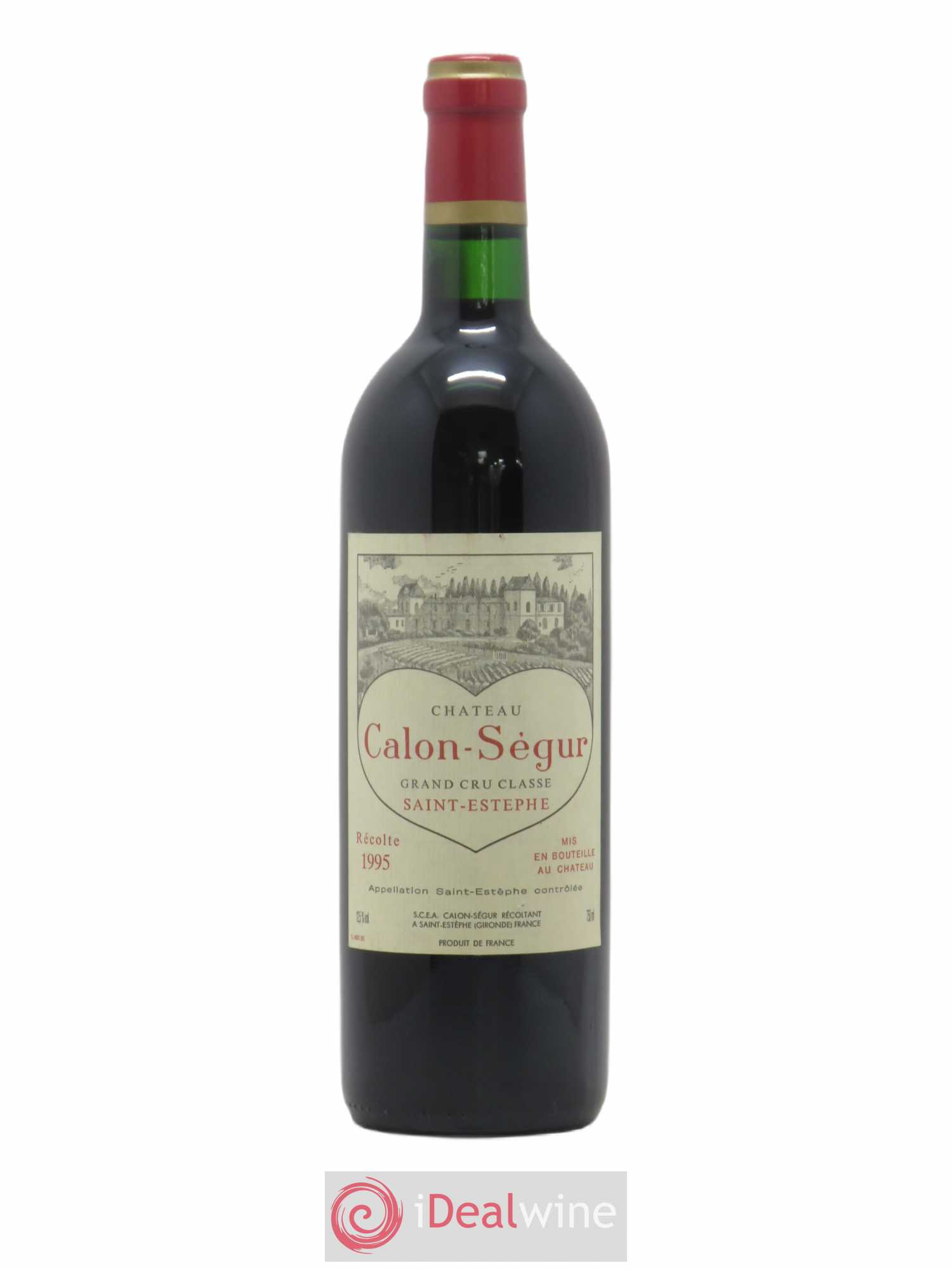 Château Calon Ségur 3ème Grand Cru Classé 1995 - Lot de 1 bouteille - 0