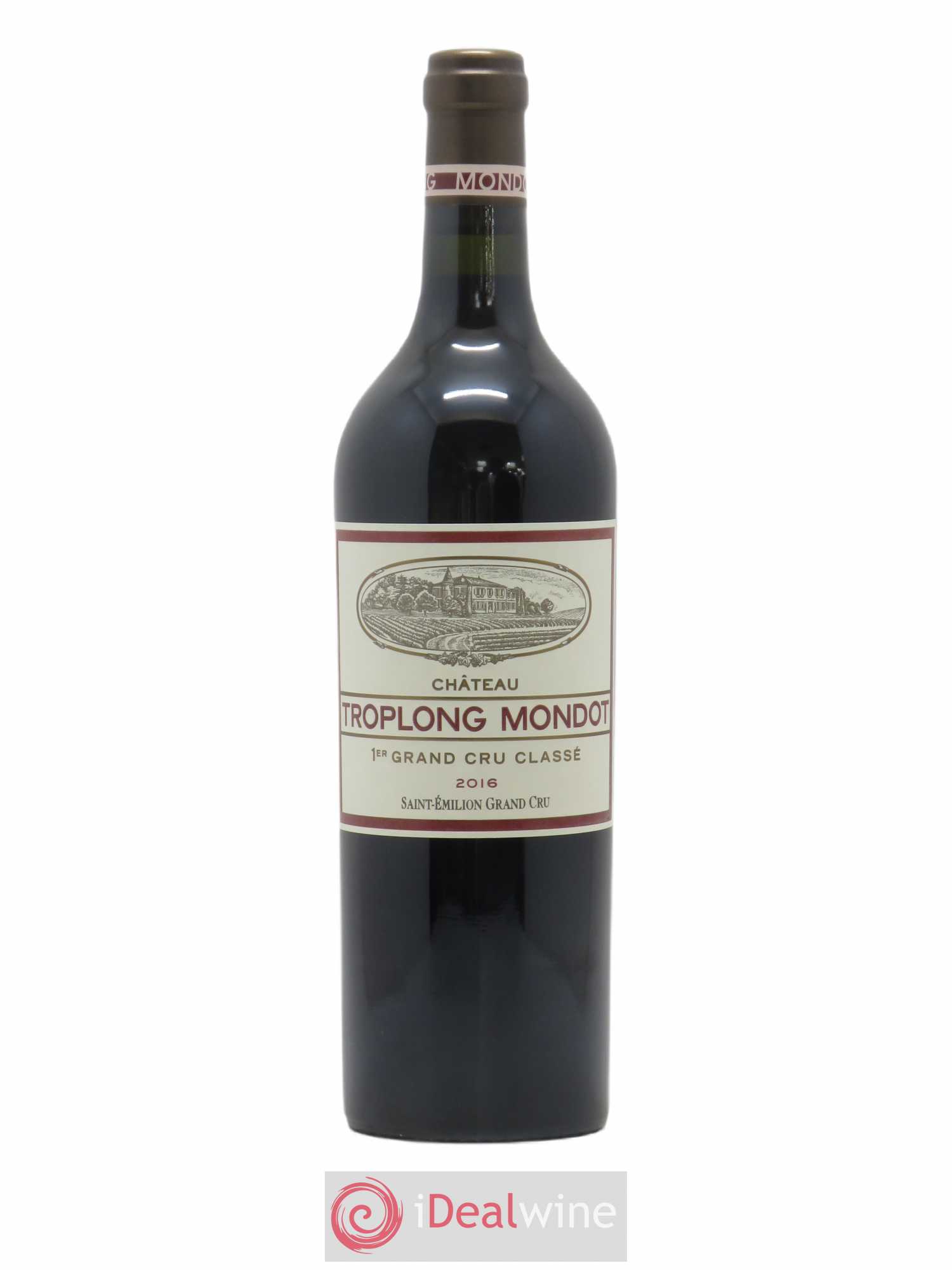Château Troplong Mondot 1er Grand Cru Classé B 2016 - Lot de 1 bouteille - 0