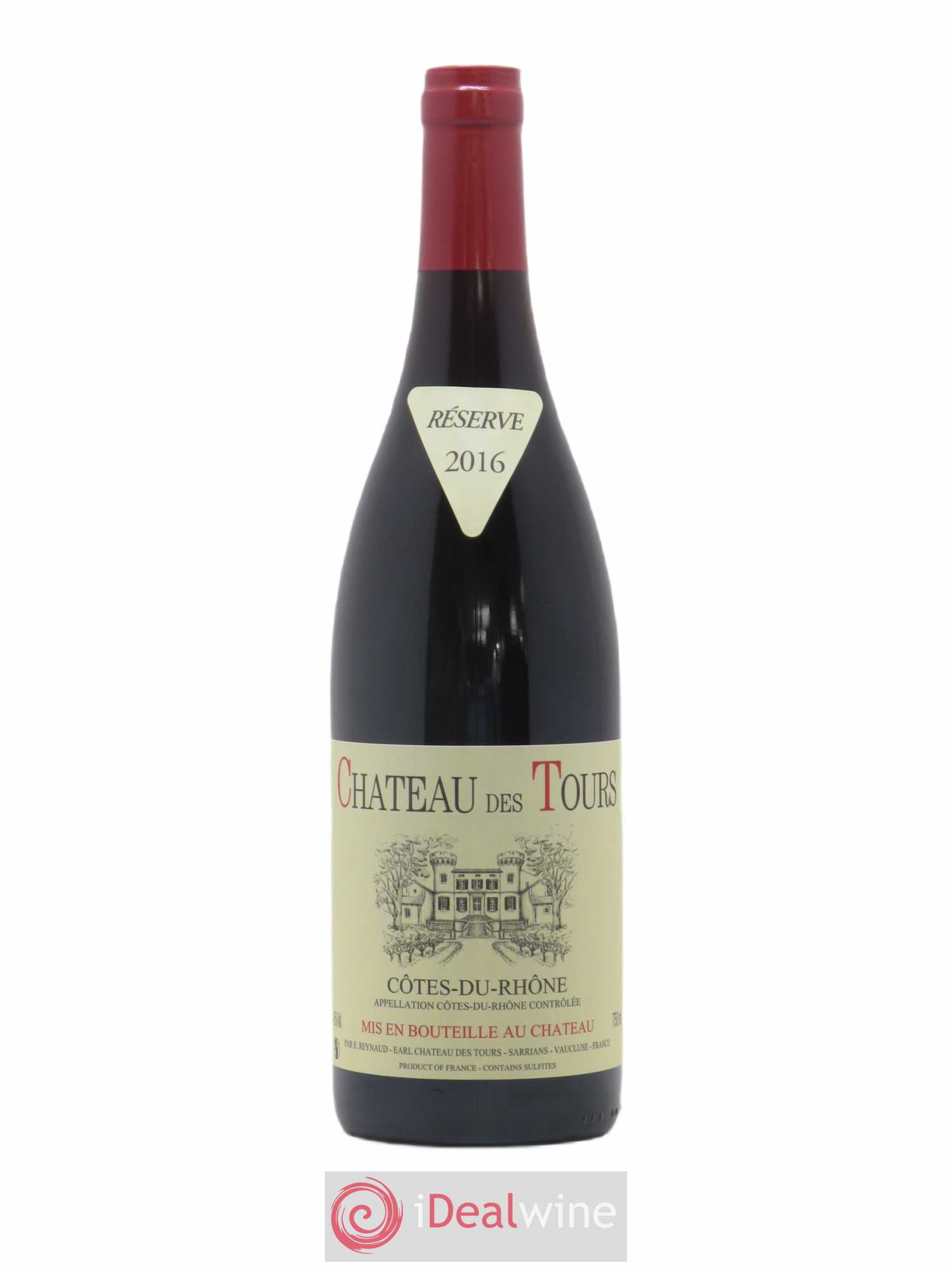 Côtes-du-Rhône Château des Tours Emmanuel Reynaud 2016 - Lot de 1 bouteille - 0