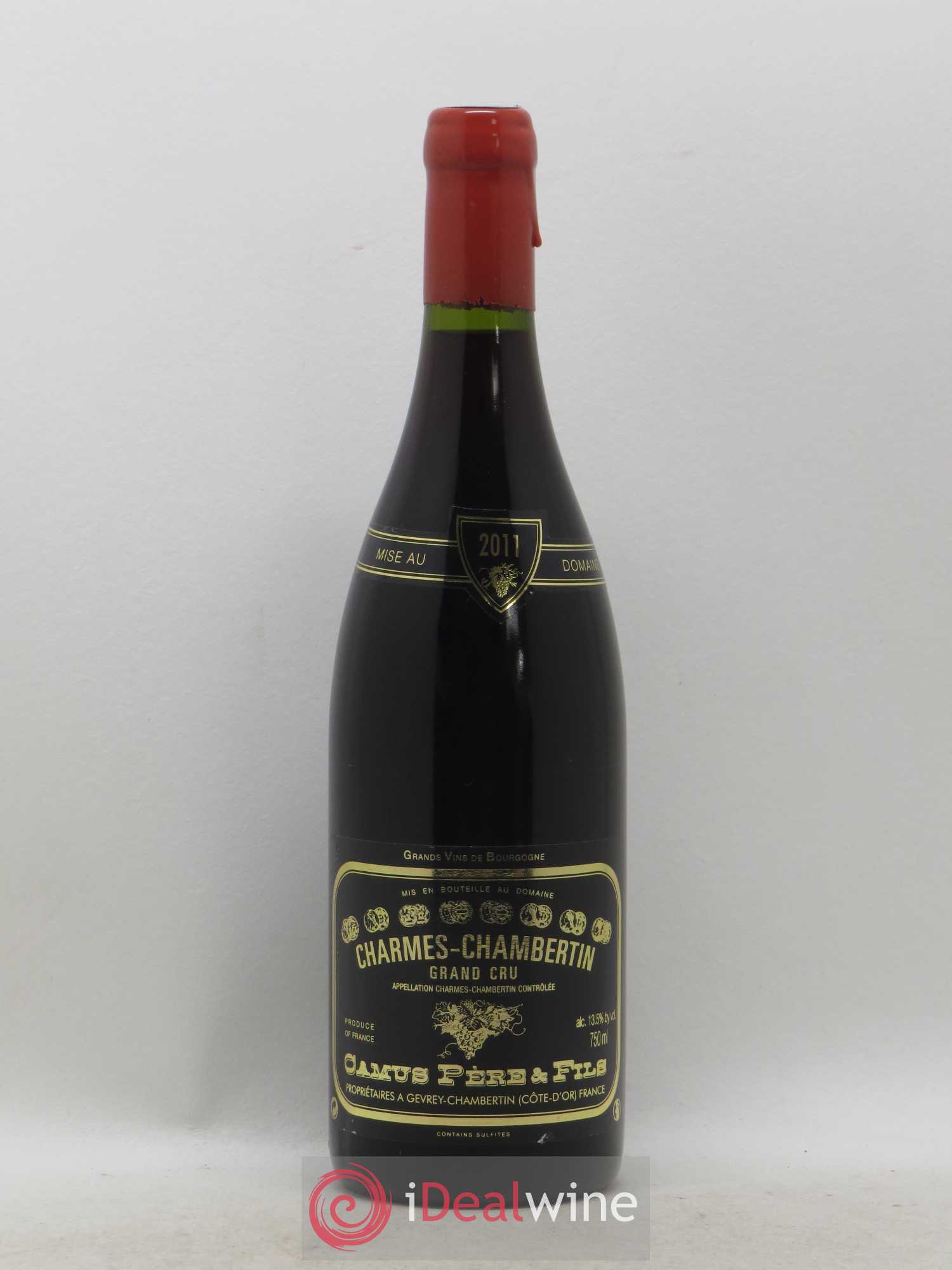 Charmes-Chambertin Grand Cru Camus Père et Fils (Domaine) 2011 - Lot de 1 bouteille - 0