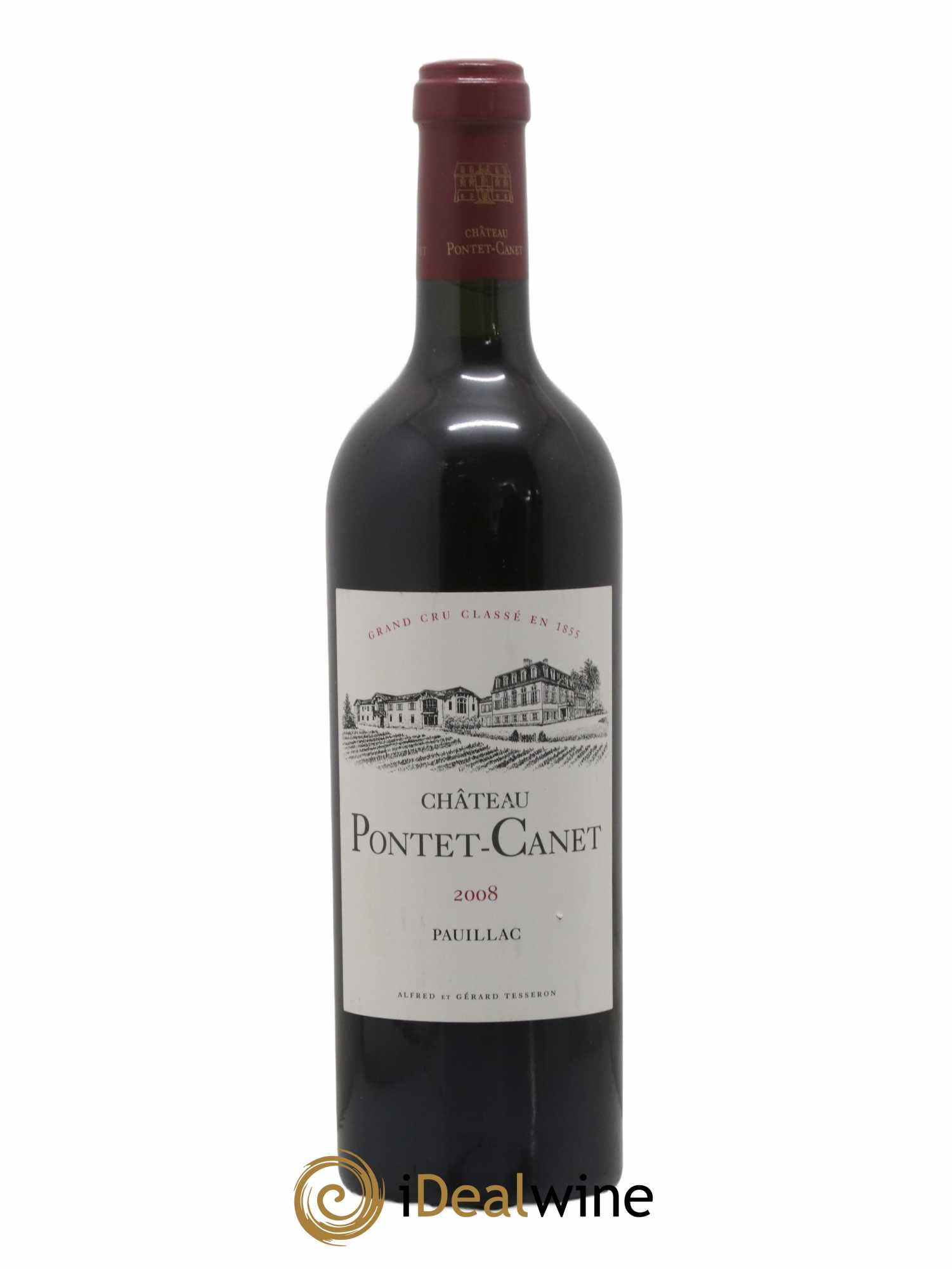 Château Pontet Canet 5ème Grand Cru Classé 2008 - Lot de 1 bouteille - 0