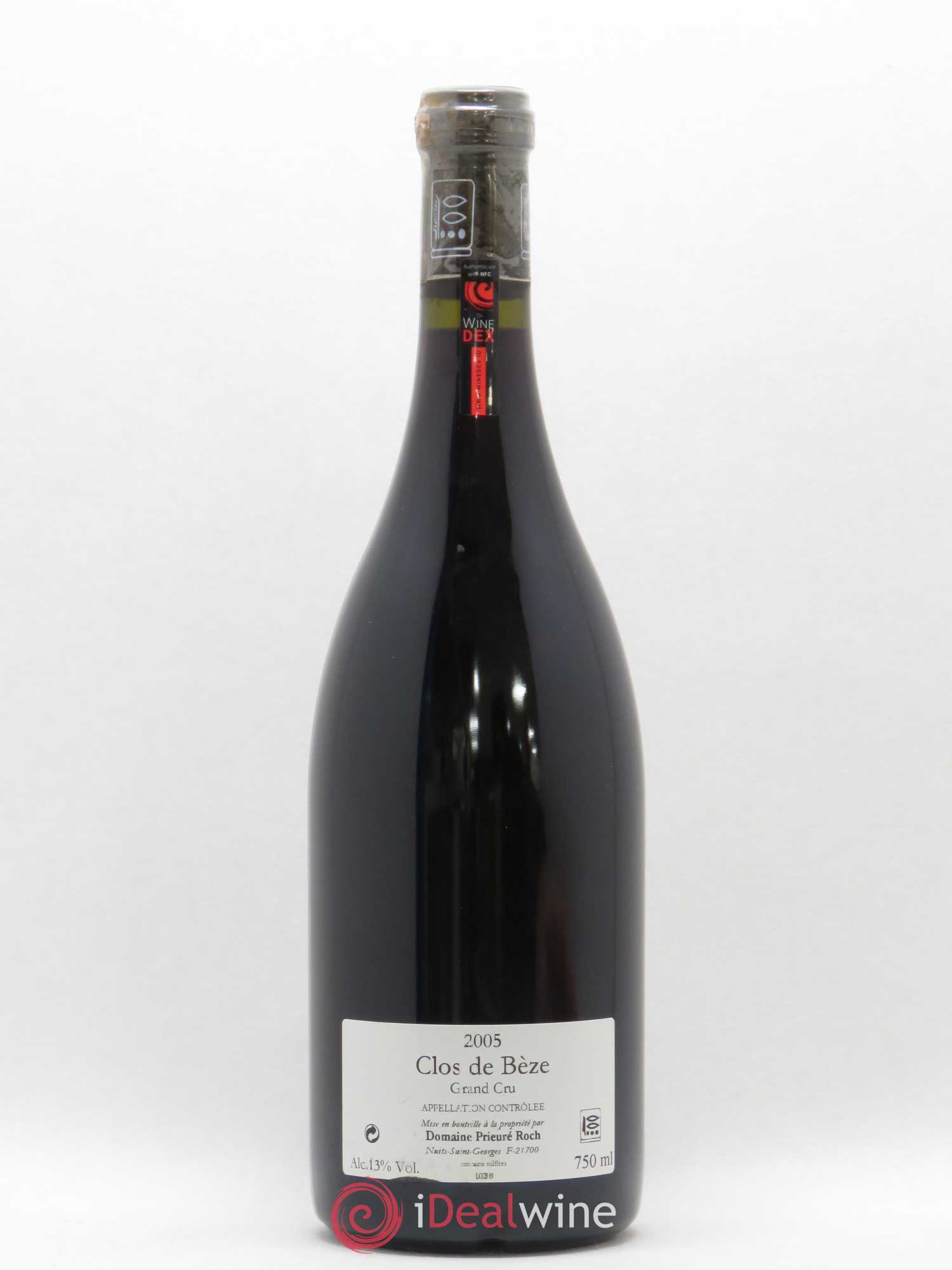 Chambertin Clos de Bèze Grand Cru Prieuré Roch 2005 - Lot de 1 bouteille - 1