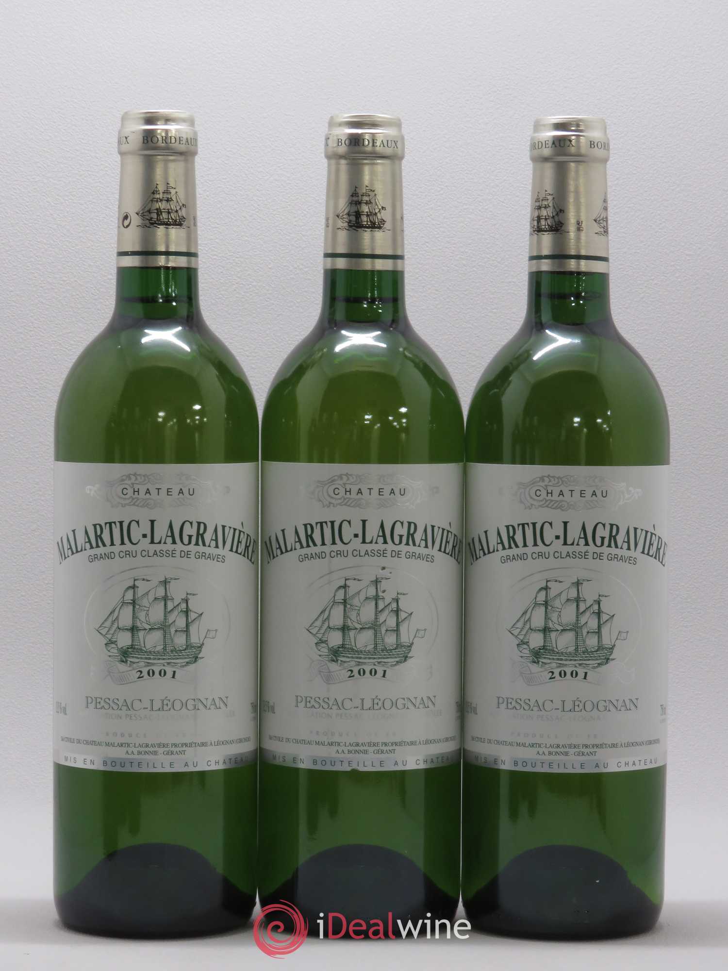Château Malartic-Lagravière Cru Classé de Graves 2001 - Lot de 6 bouteilles - 2