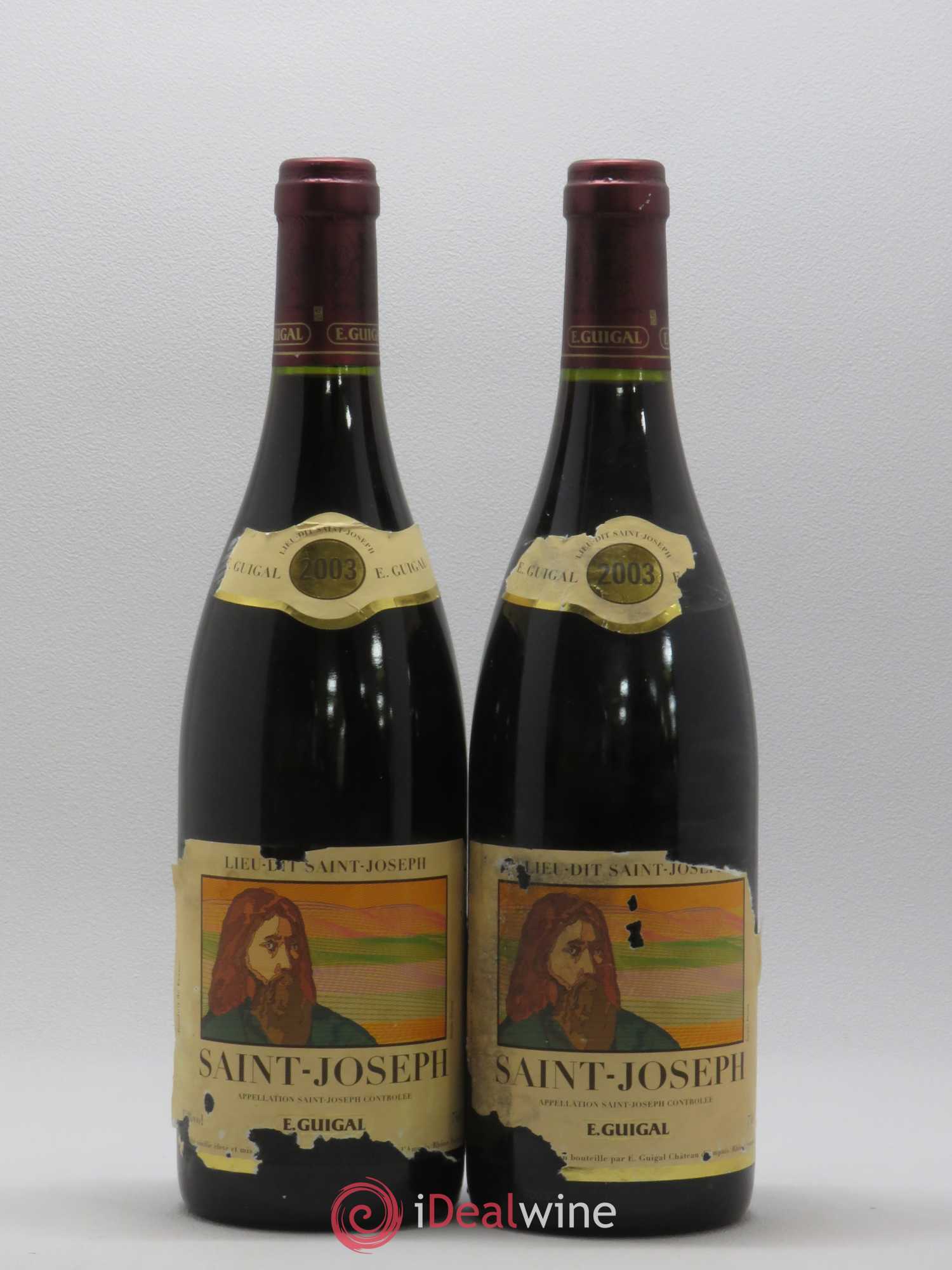 Saint-Joseph Lieu-dit Saint-Joseph Guigal 2003 - Lot de 2 bouteilles - 0