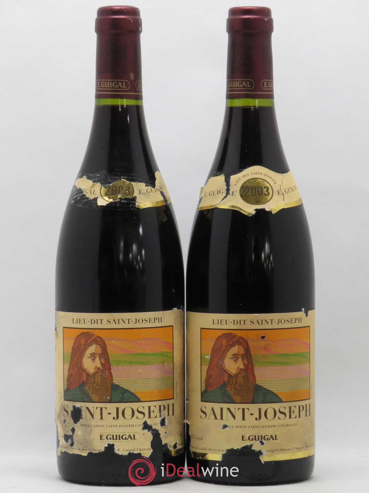 Saint-Joseph Lieu-dit Saint-Joseph Guigal 2003 - Lot de 2 bouteilles - 0