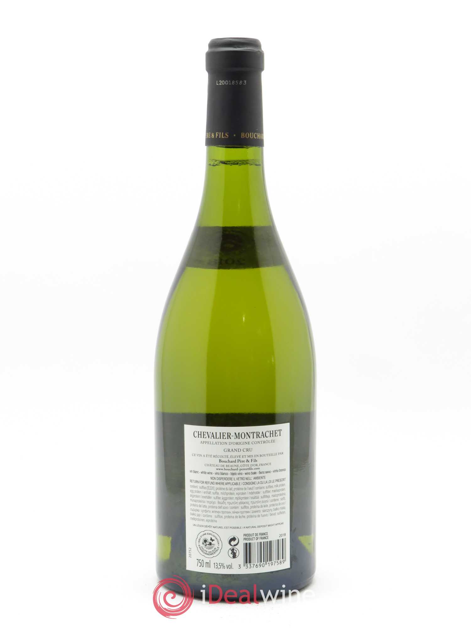 Chevalier-Montrachet Grand Cru Bouchard Père & Fils 2018 - Lot de 1 bouteille - 1