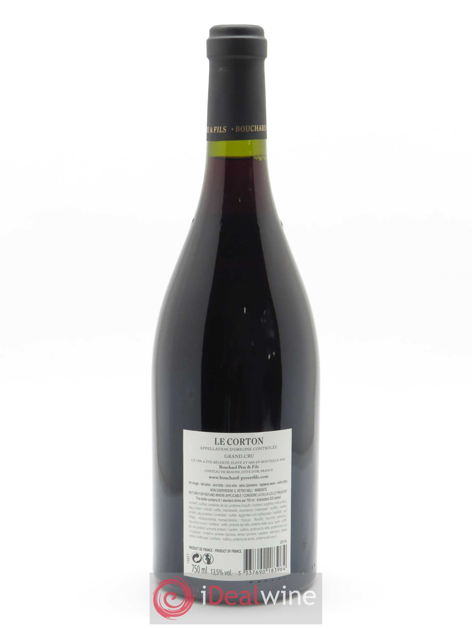 Corton Grand Cru Le Corton Bouchard Père & Fils (CBO à partir de 6 bts) 2016 - Lot de 1 bouteille - 1