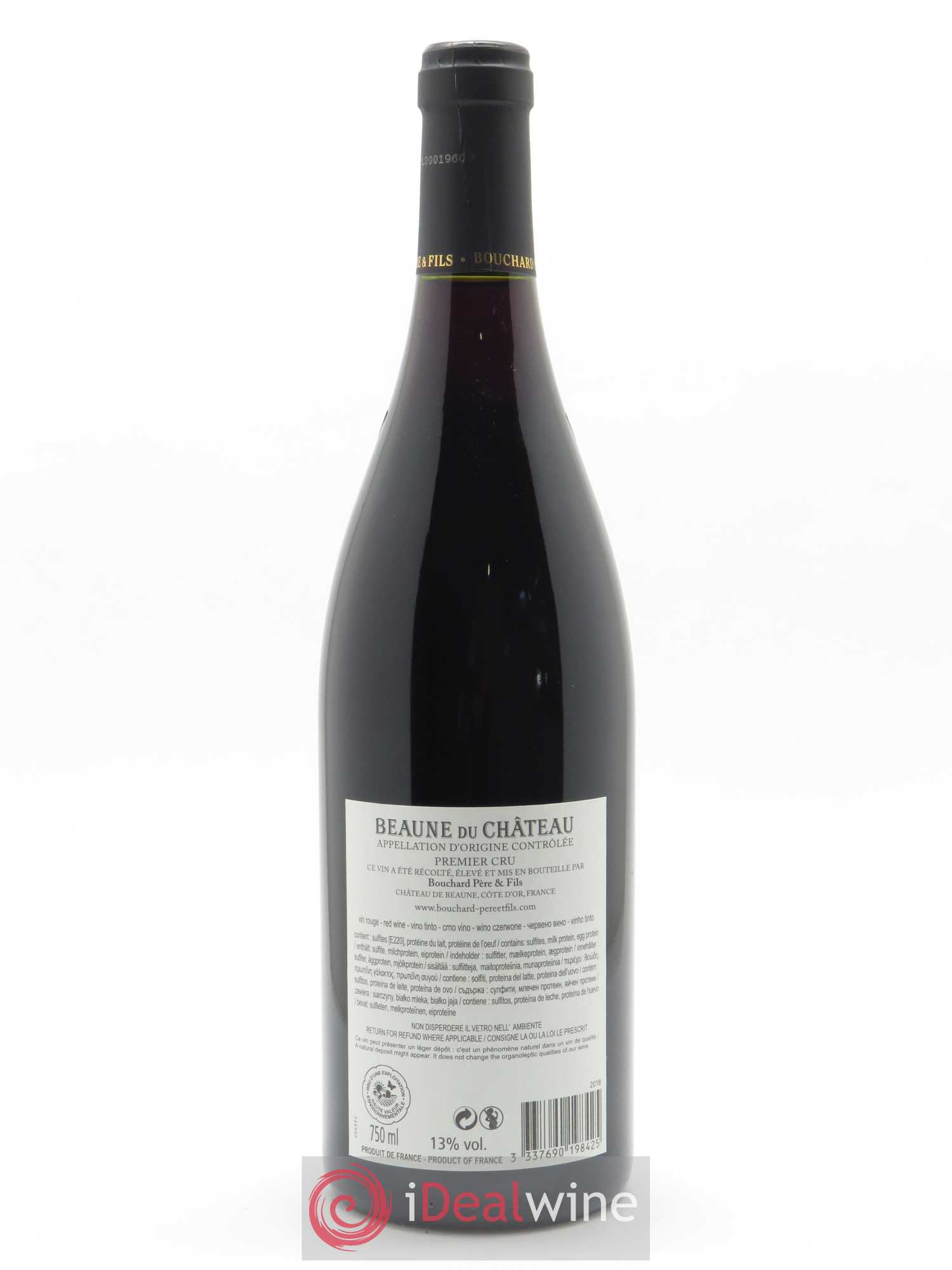 Beaune 1er Cru du Château Bouchard Père & Fils 2018 - Lot de 1 bouteille - 1