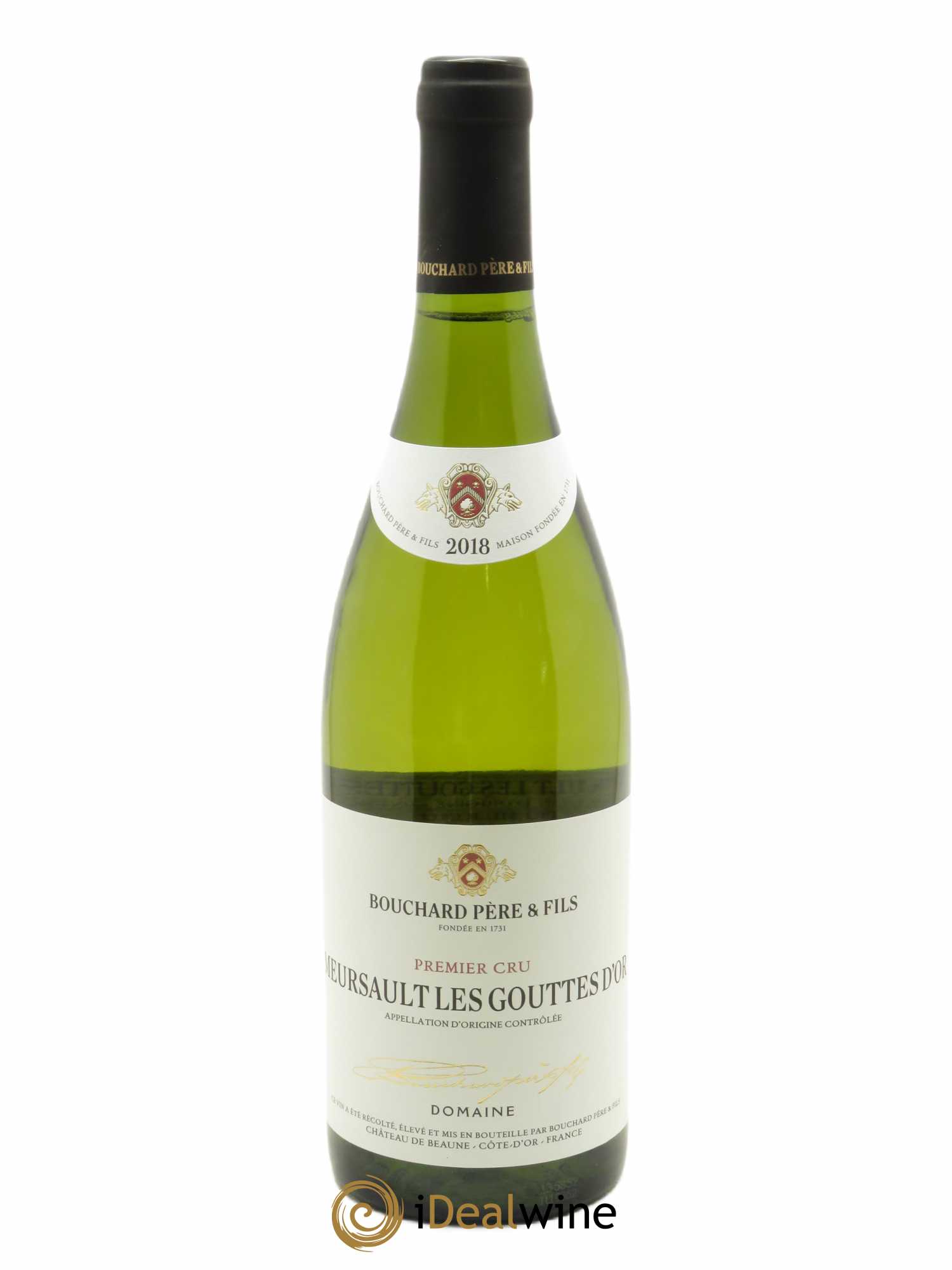 Meursault 1er Cru Les Gouttes d'Or Bouchard Père & Fils 2018 - Lot de 1 bouteille - 0