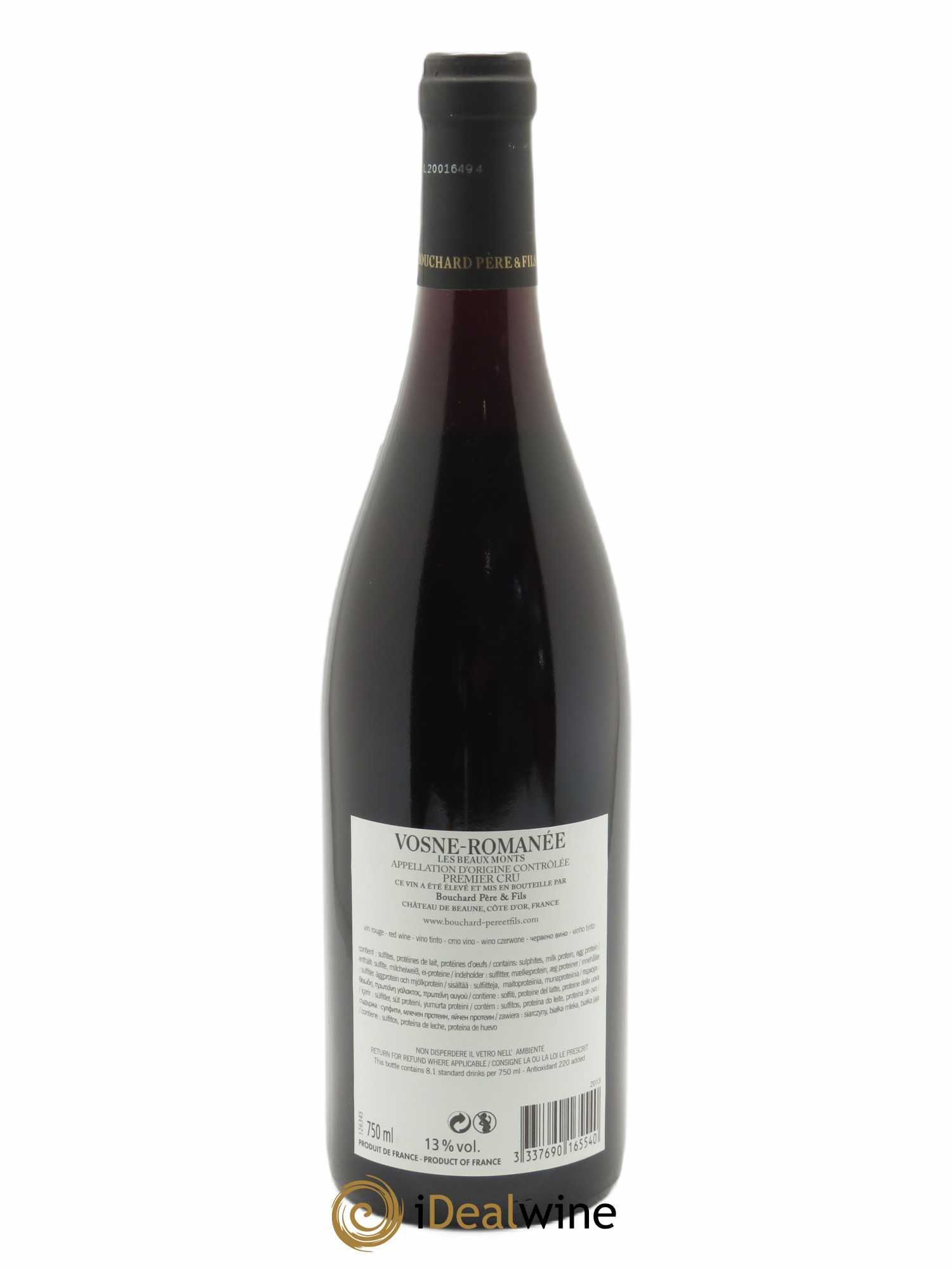 Vosne-Romanée 1er Cru Les Beaux Monts Bouchard Père & Fils 2013 - Lot de 1 bouteille - 1