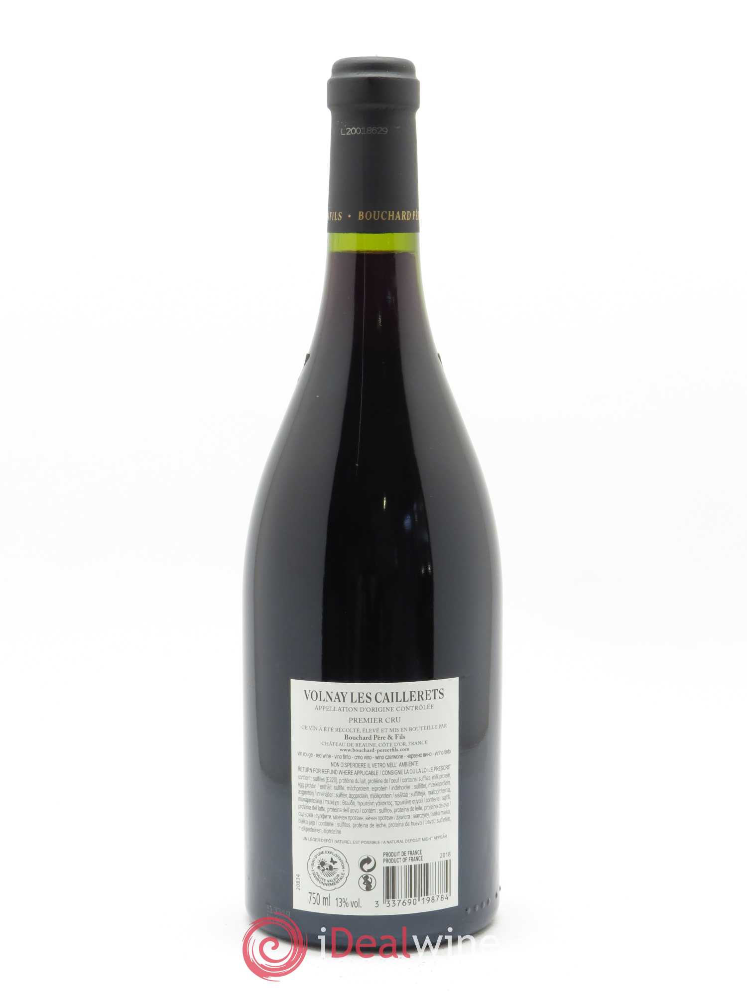 Volnay 1er Cru Caillerets - Ancienne Cuvée Carnot Bouchard Père & Fils 2018 - Lot of 1 bottle - 1