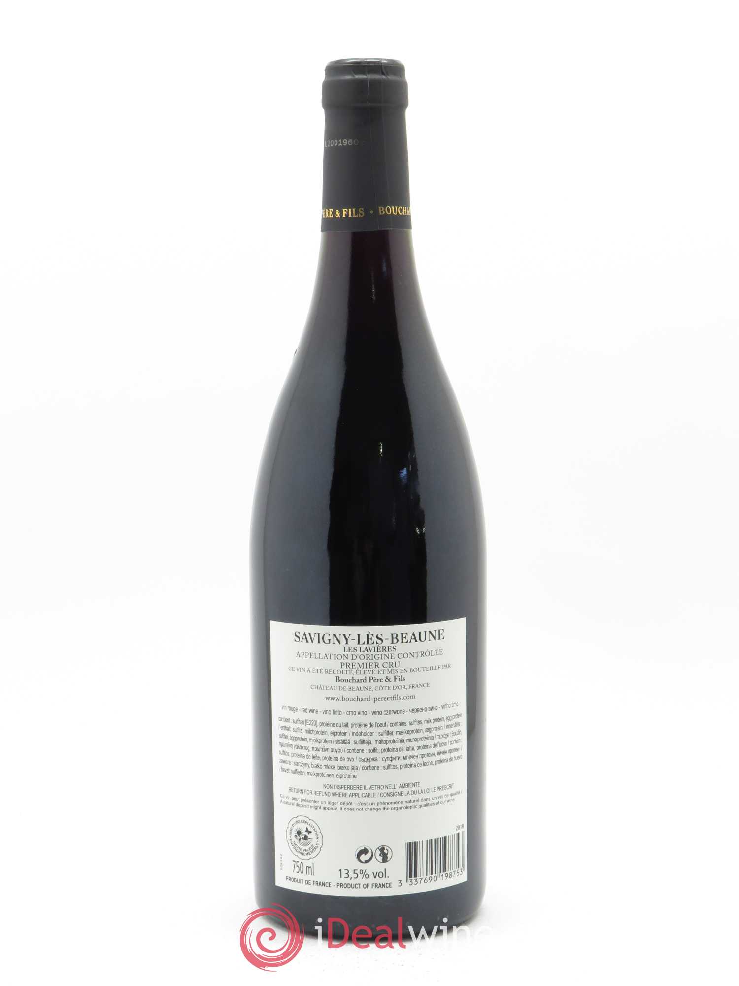 Savigny-lès-Beaune 1er Cru Les Lavières Bouchard Père & Fils 2018 - Lot of 1 bottle - 1