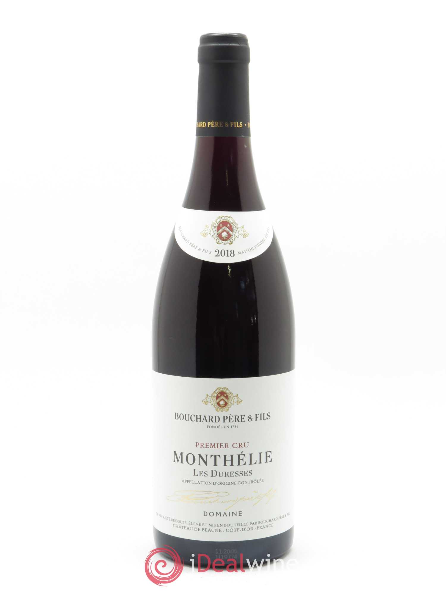 Monthélie 1er Cru Les Duresses Bouchard Père & Fils 2018 - Lot de 1 bouteille - 0