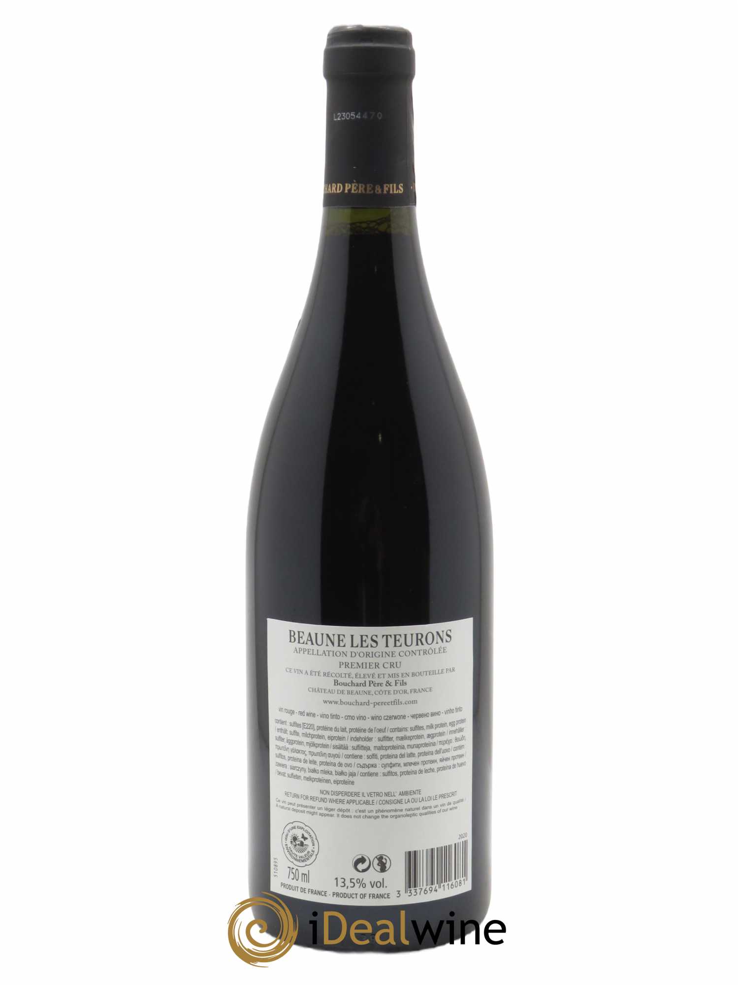 Beaune 1er Cru Teurons Bouchard Père & Fils 2020 - Lot of 1 bottle - 1