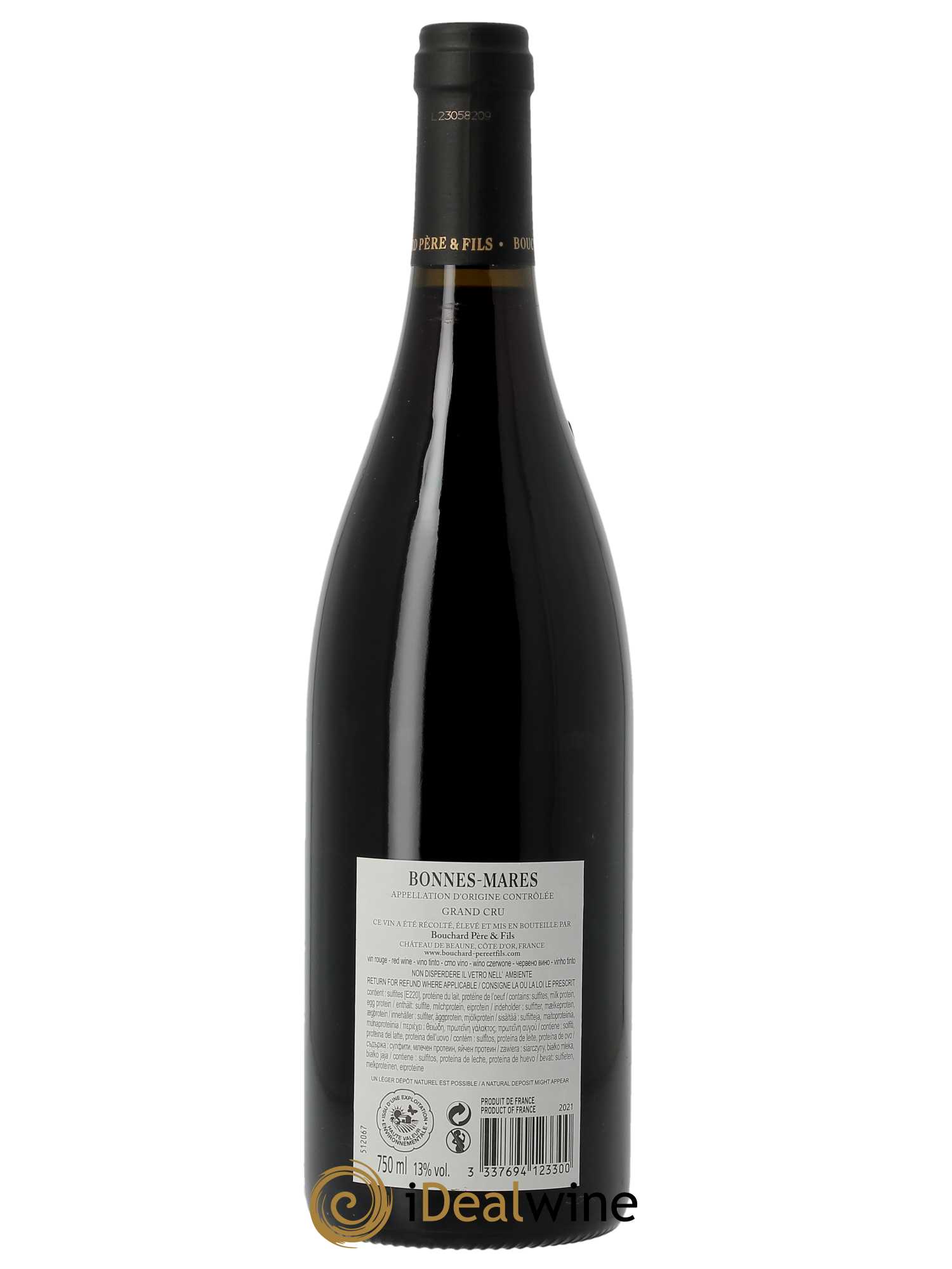 Bonnes-Mares Grand Cru Bouchard Père & Fils 2021 - Lot of 1 bottle - 2