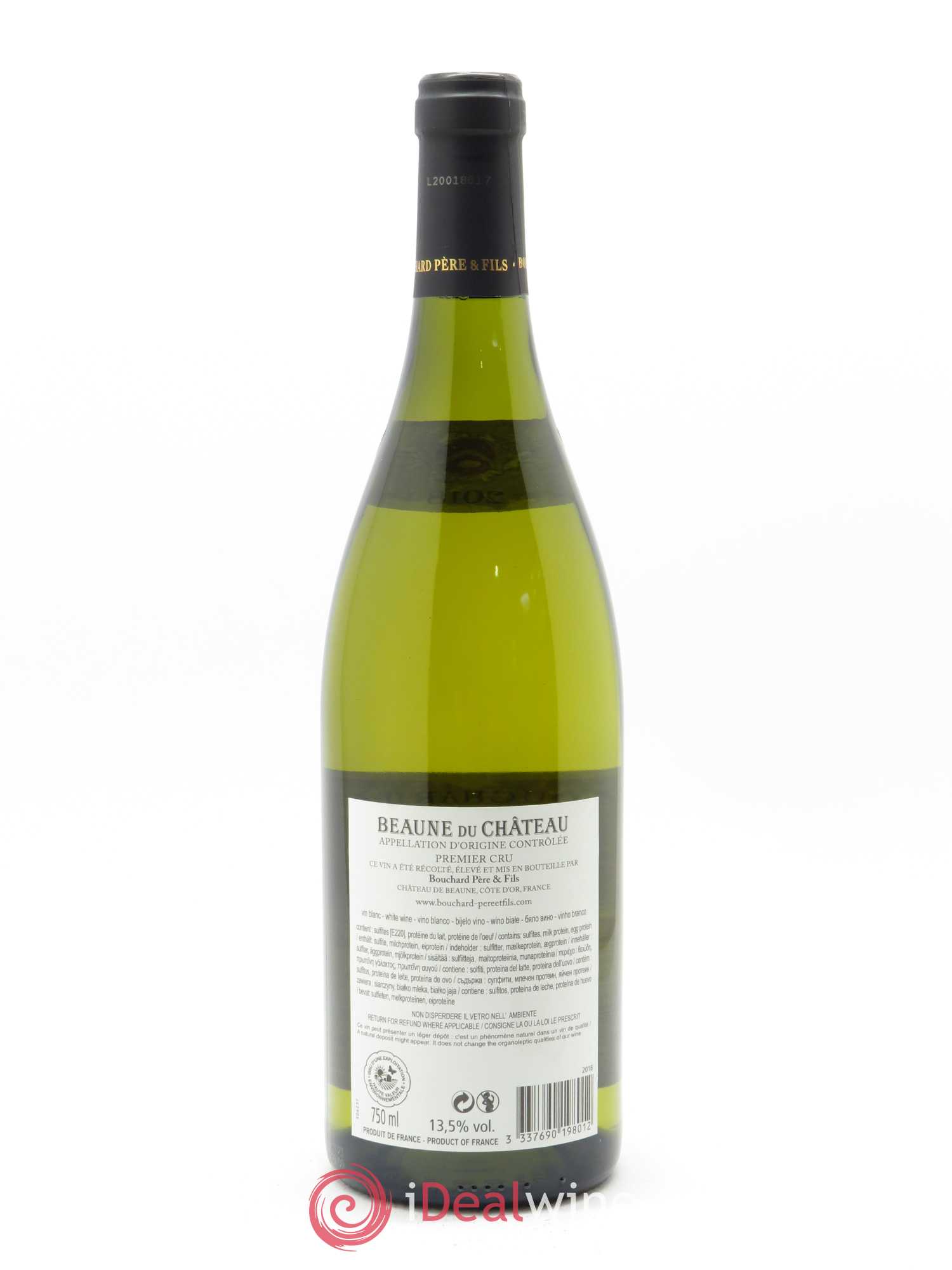 Beaune 1er Cru du Château Bouchard Père & Fils 2018 - Lot de 1 bouteille - 1