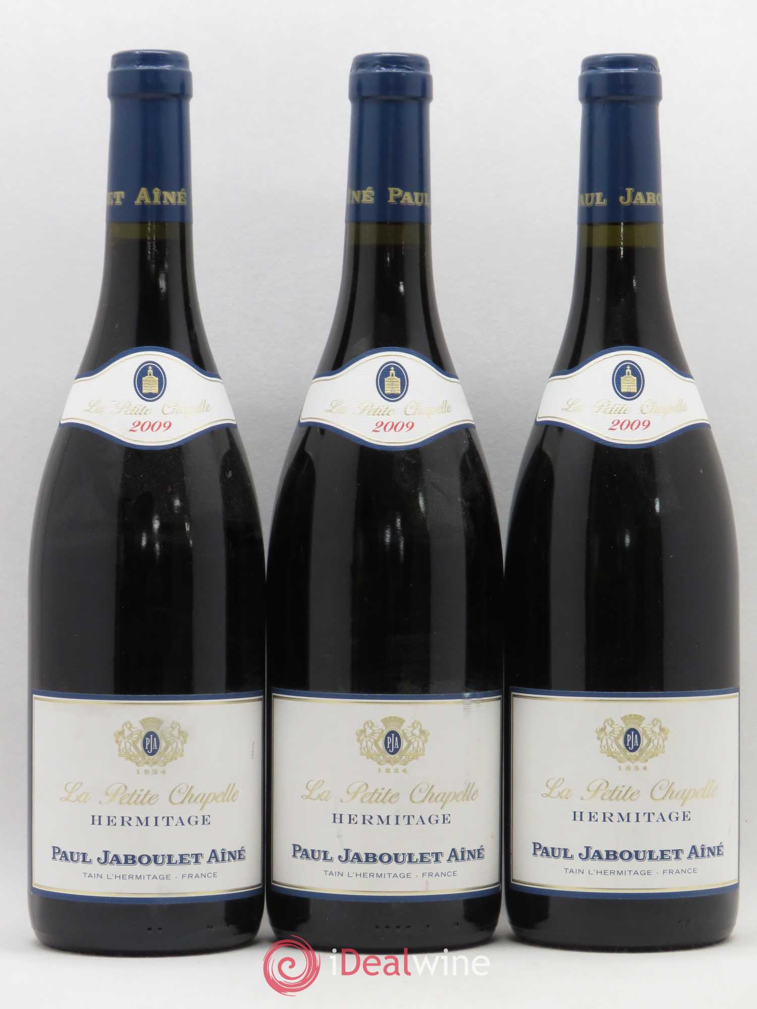 Hermitage La Petite Chapelle Paul Jaboulet Ainé 2009 - Lot de 3 bouteilles - 0