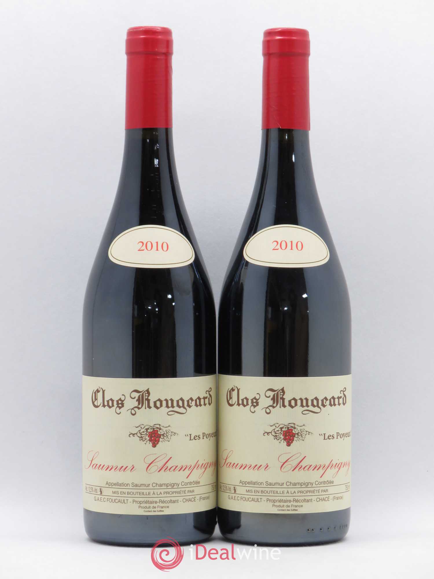 Saumur-Champigny Les Poyeux Clos Rougeard 2010 - Lot de 2 bouteilles - 0