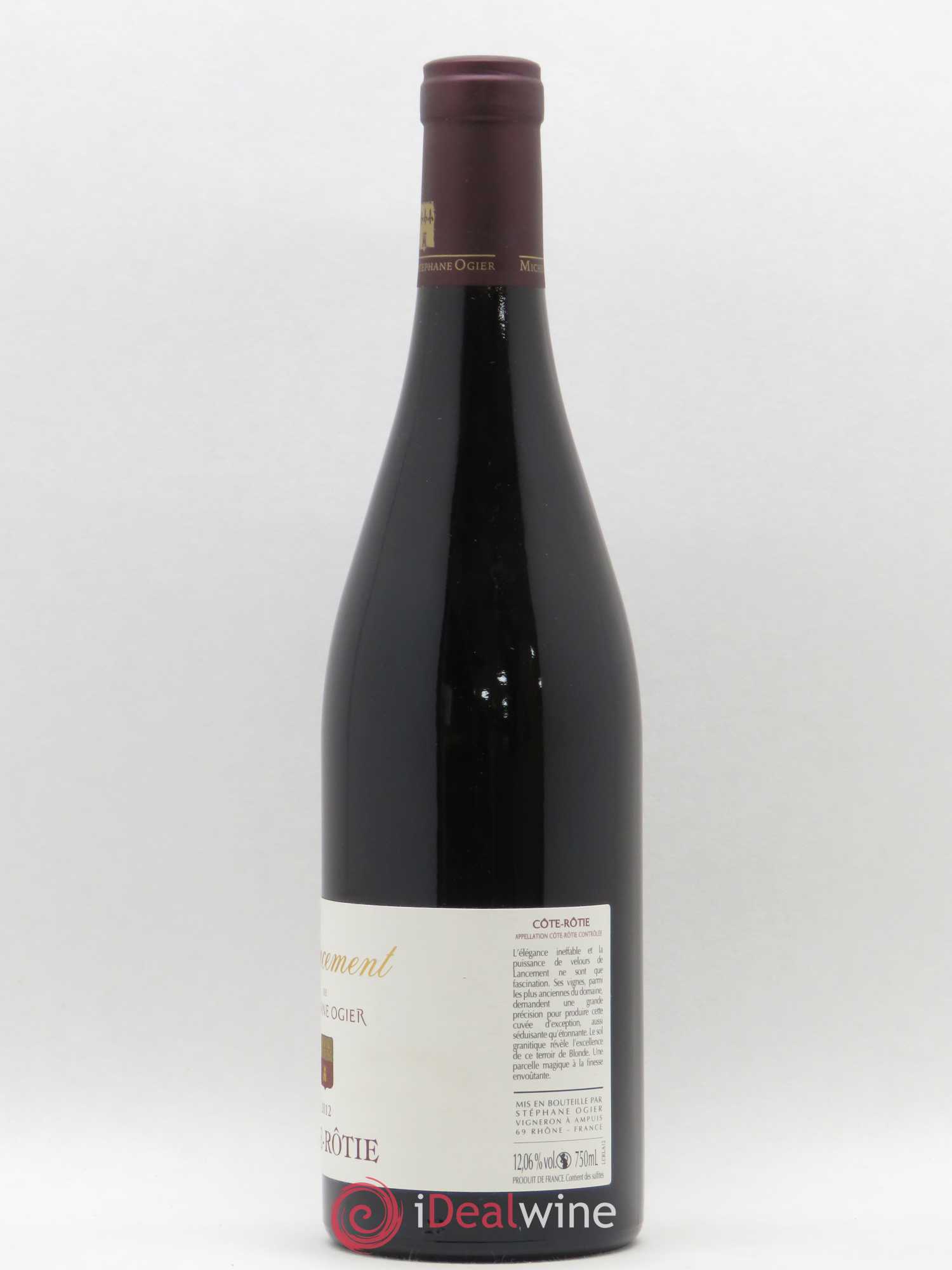 Côte-Rôtie Lancement Stéphane Ogier 2012 - Lot de 1 bouteille - 1