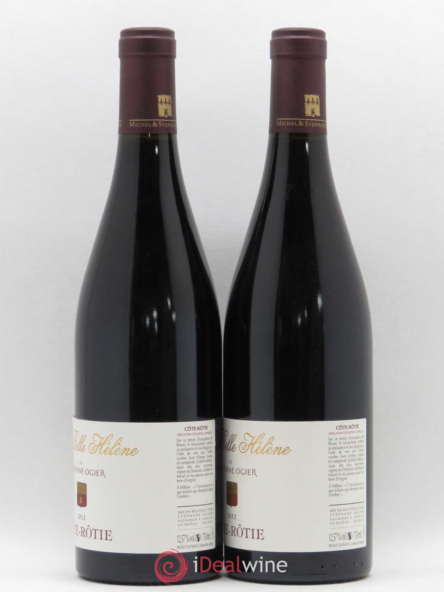 Côte-Rôtie La Belle Hélène Stéphane Ogier 2012 - Lot de 2 bouteilles - 1